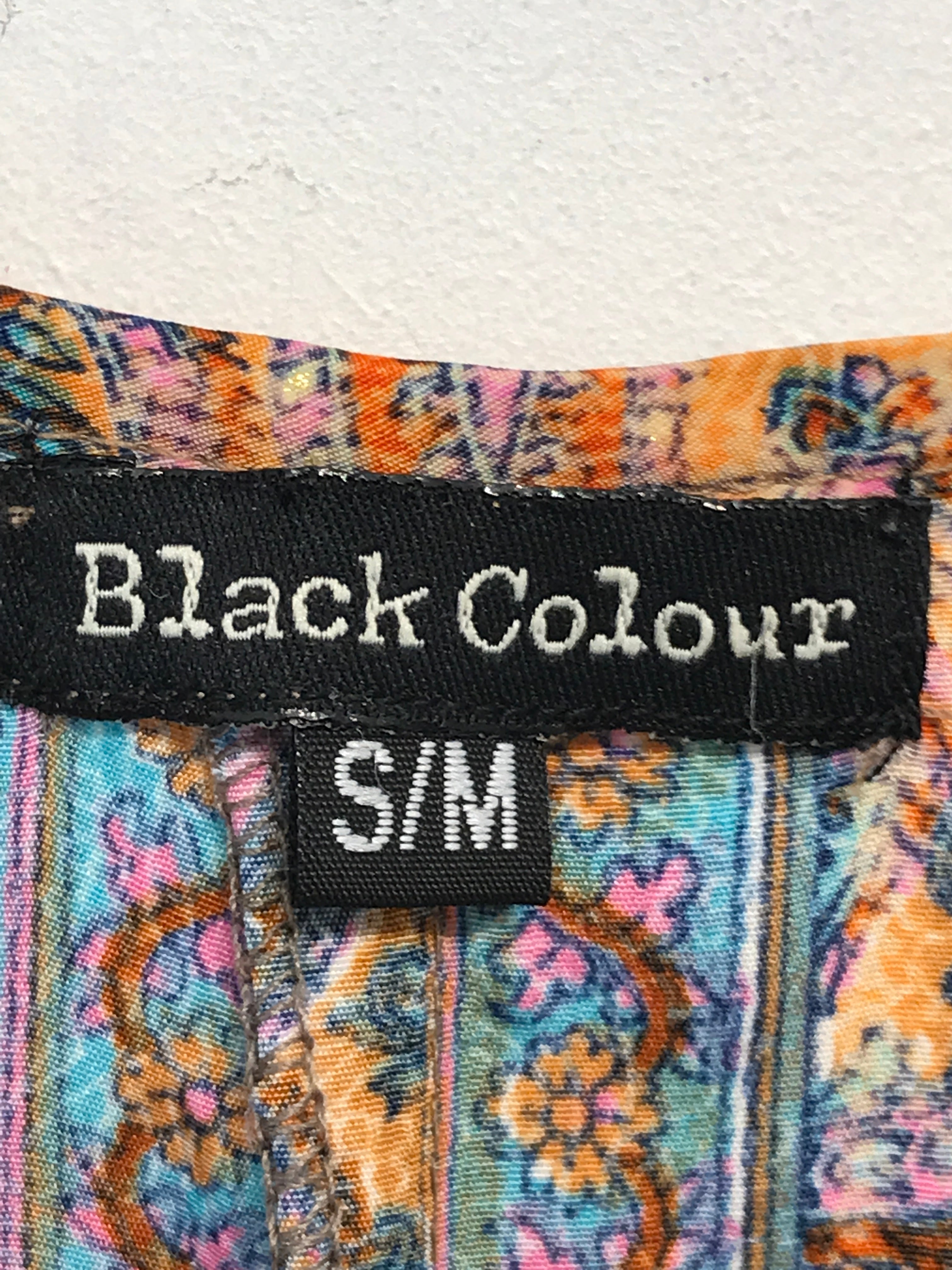 Black Colour Kjole