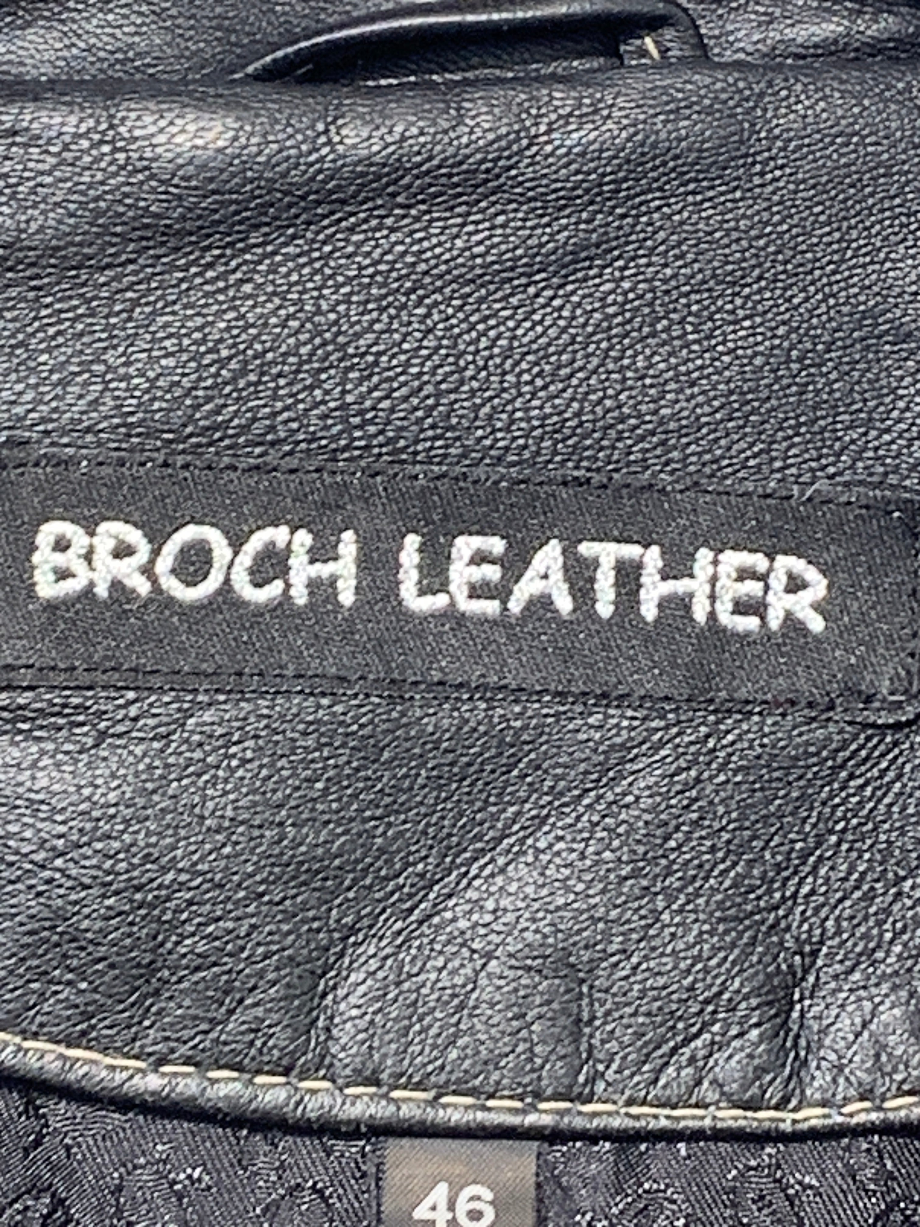 Broch Leather Jakke