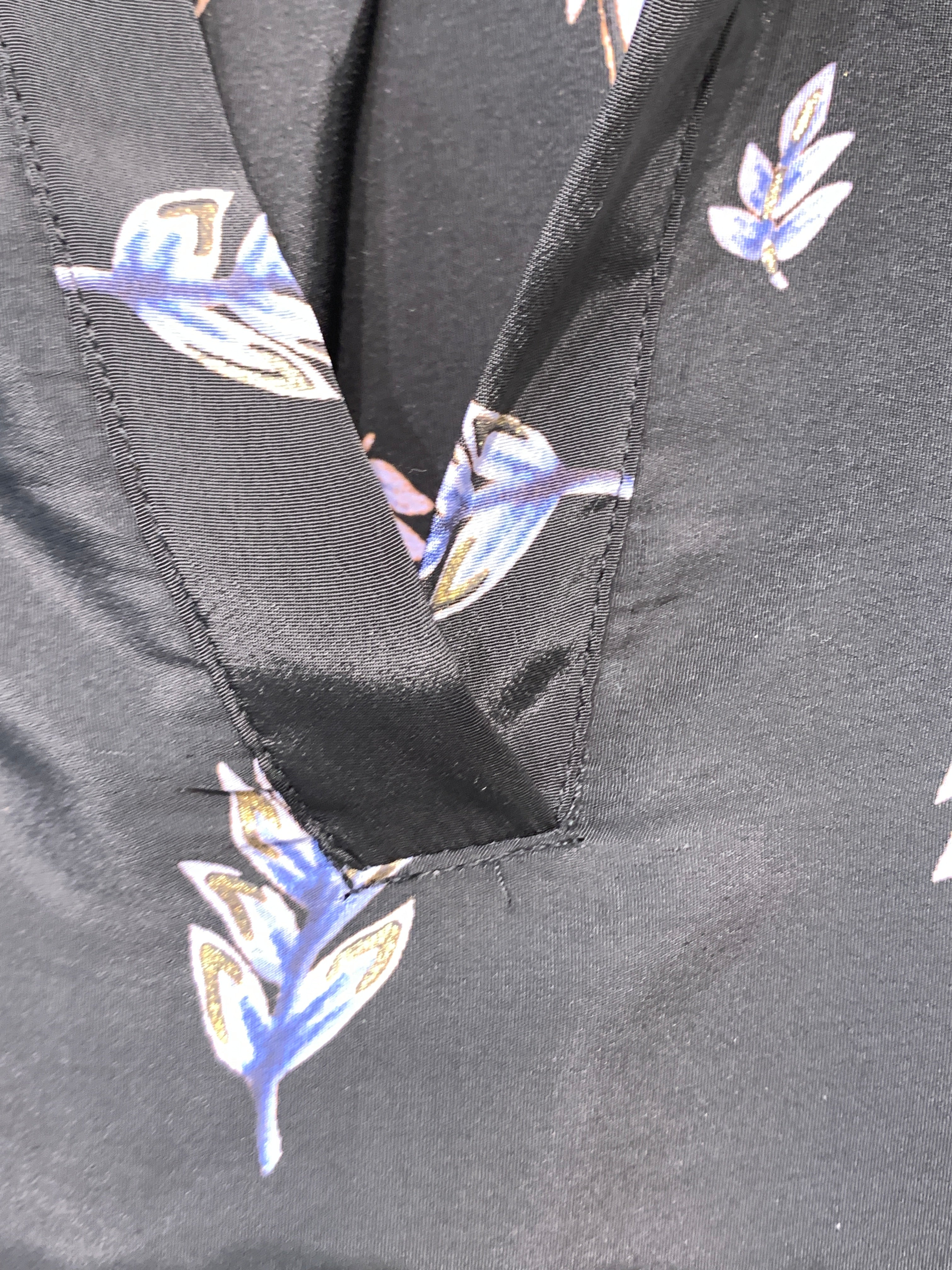 Black Colour Bluse