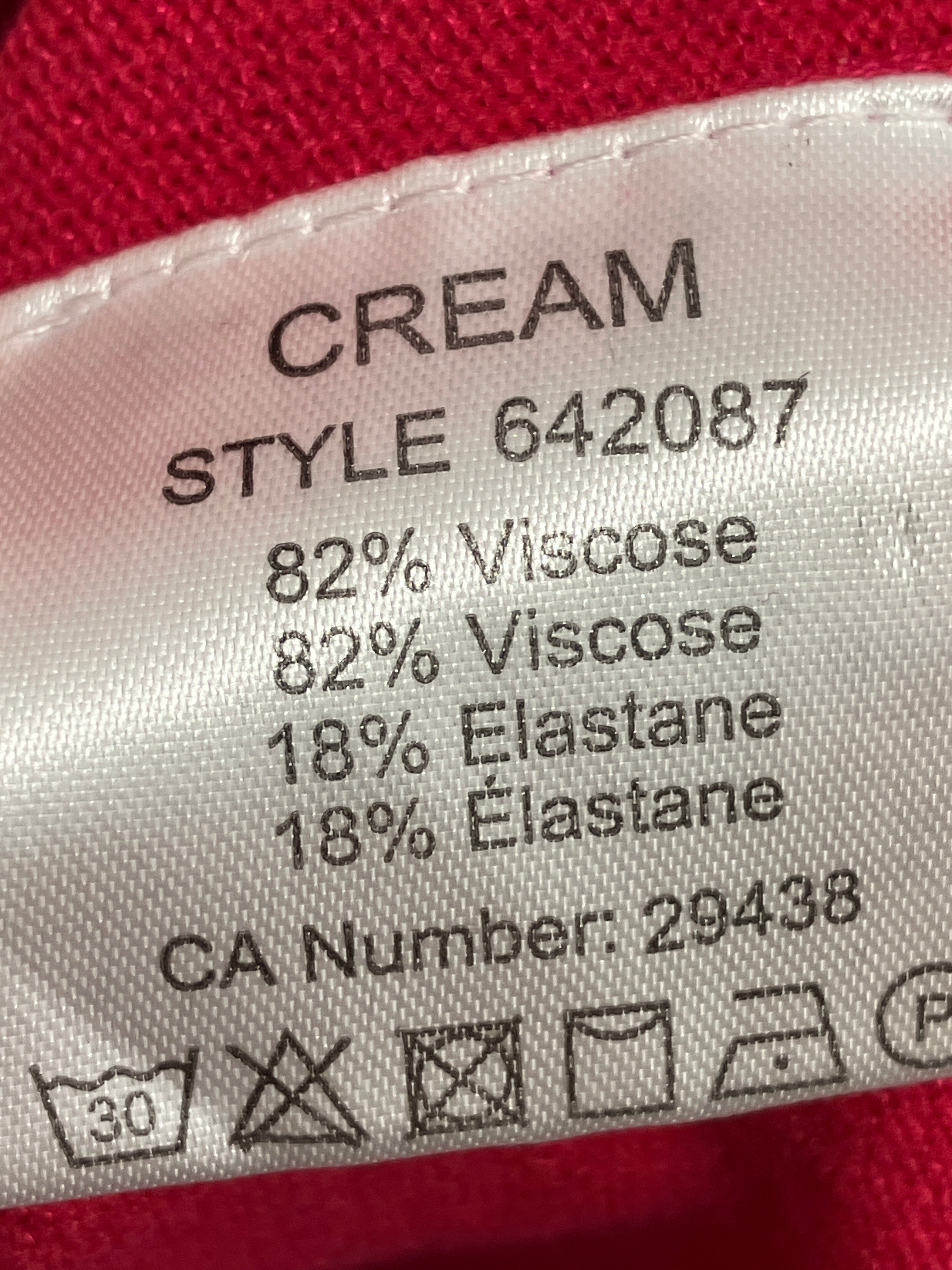 Cream Bluse