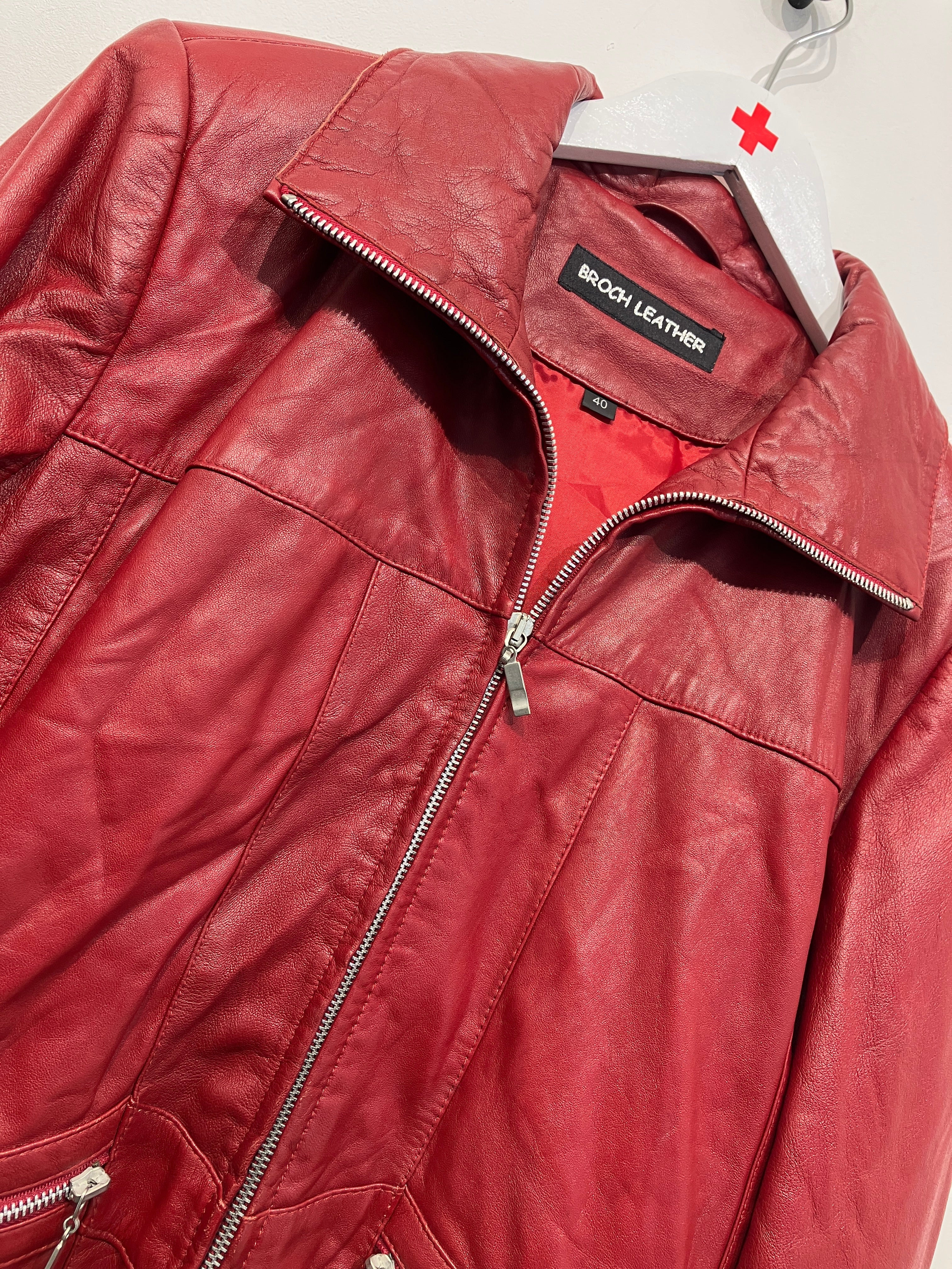 Broch Leather Jakke