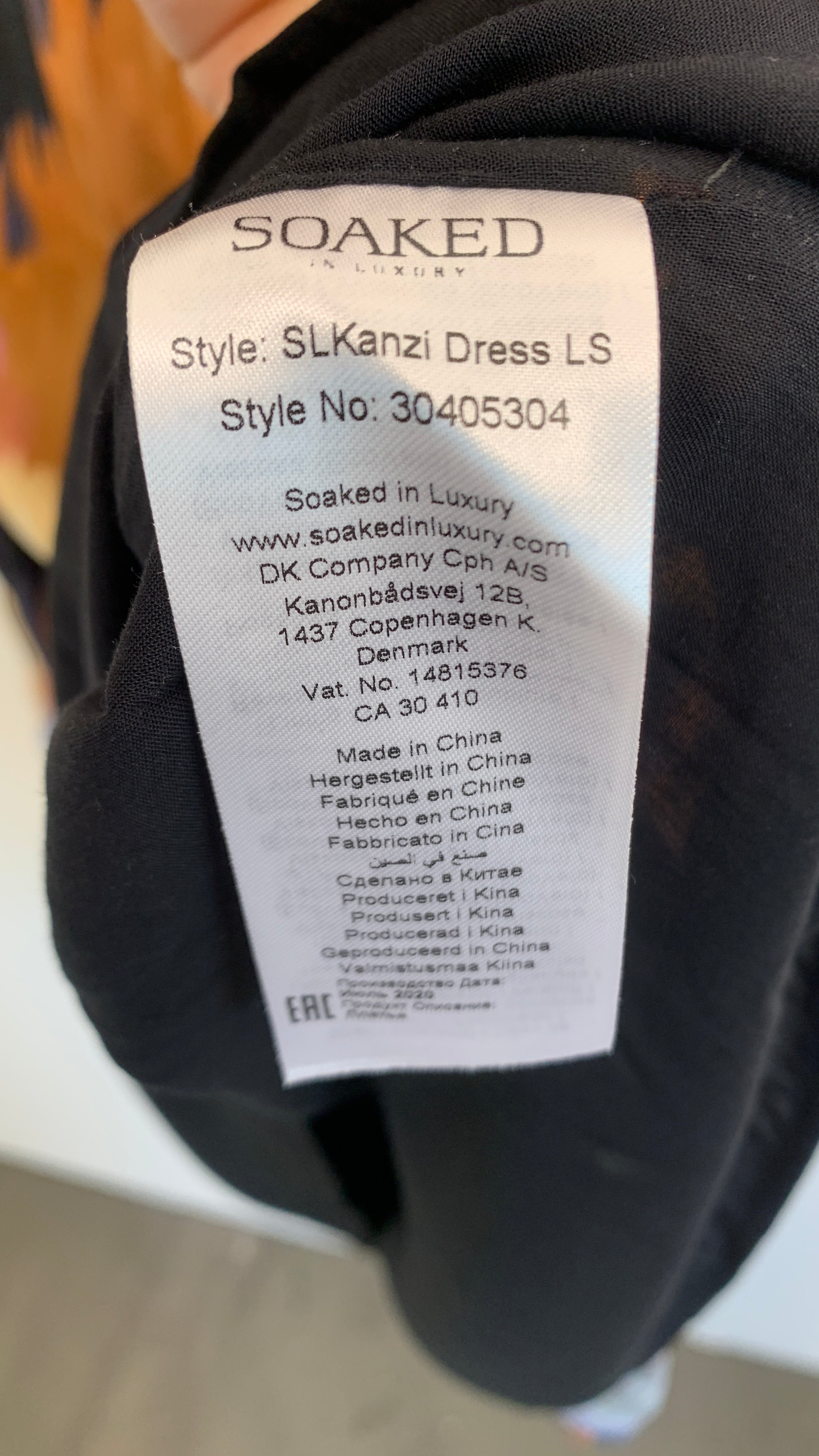 Soaked in Luxury Kjole
