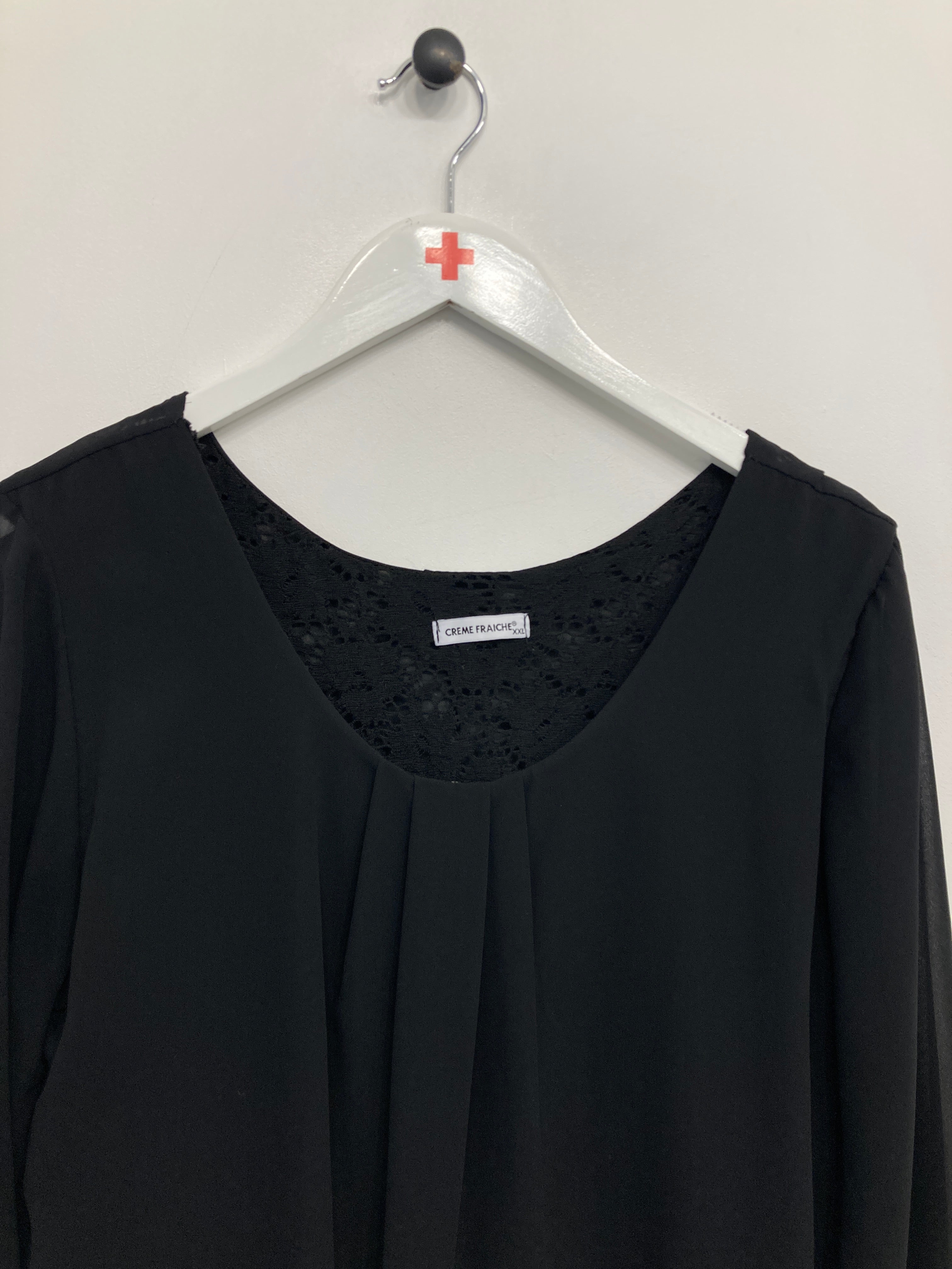 Creme Fraiche Bluse