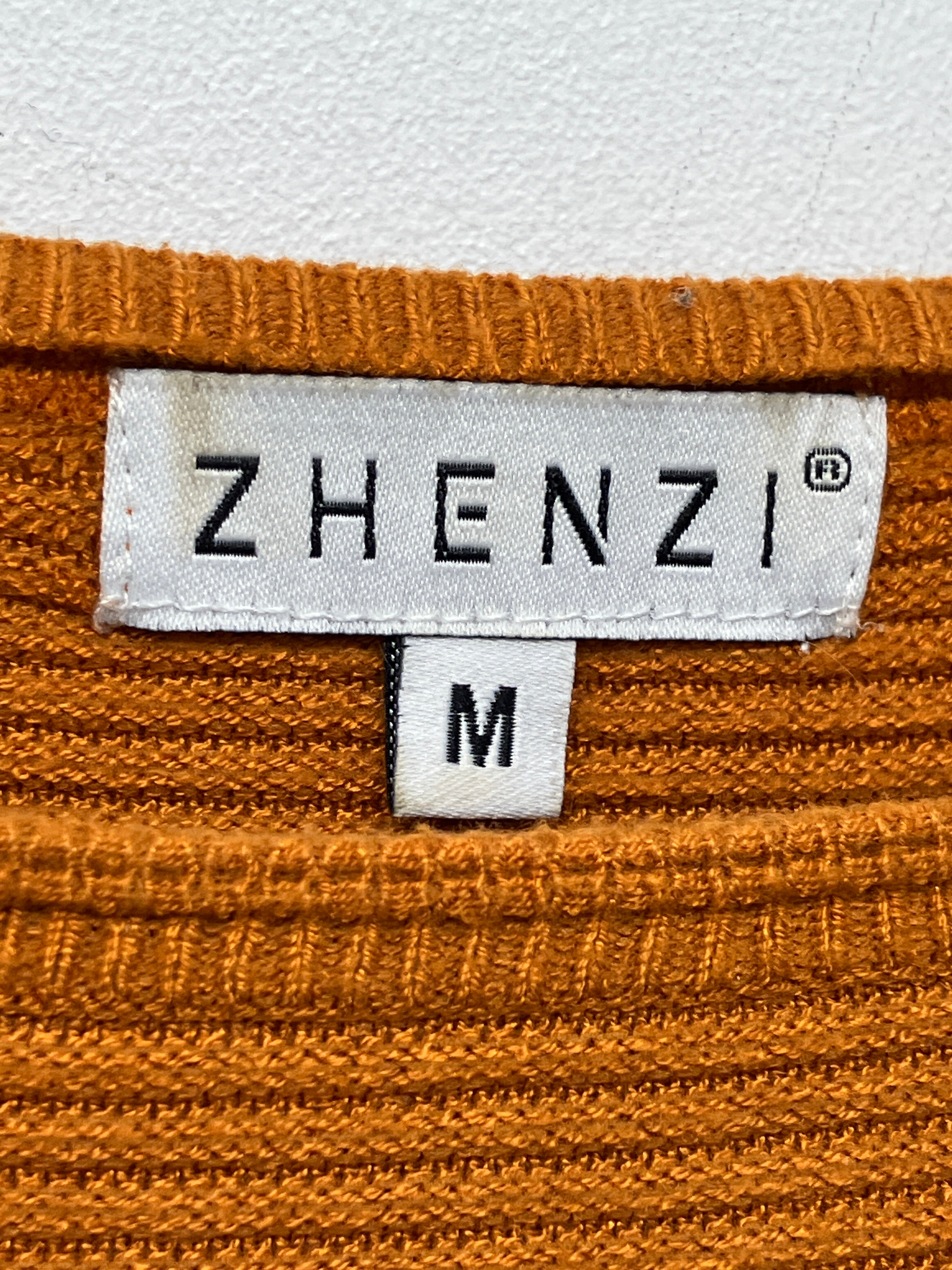 Zhenzi Strik Bluse