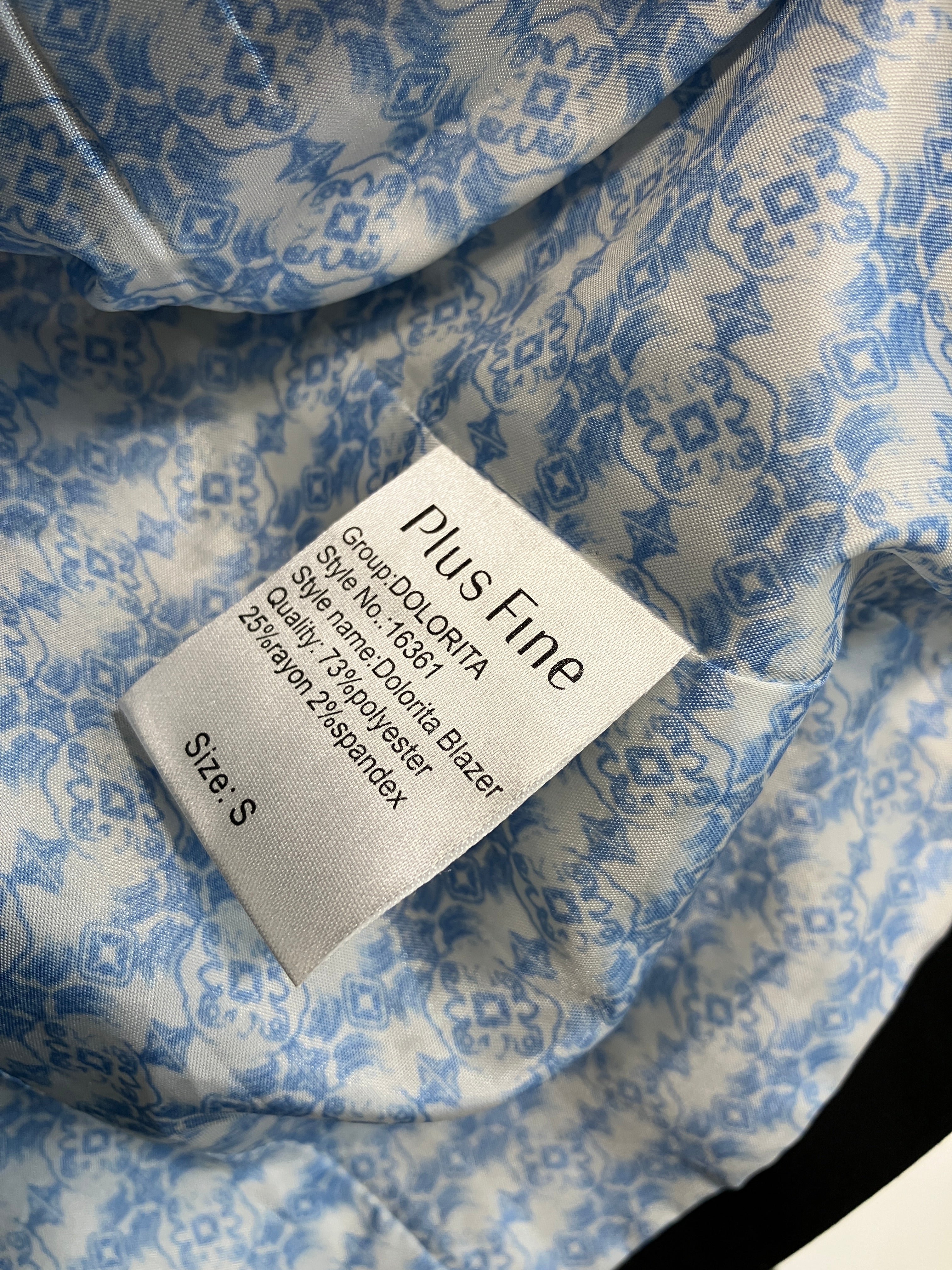 Plus Fine Blazer