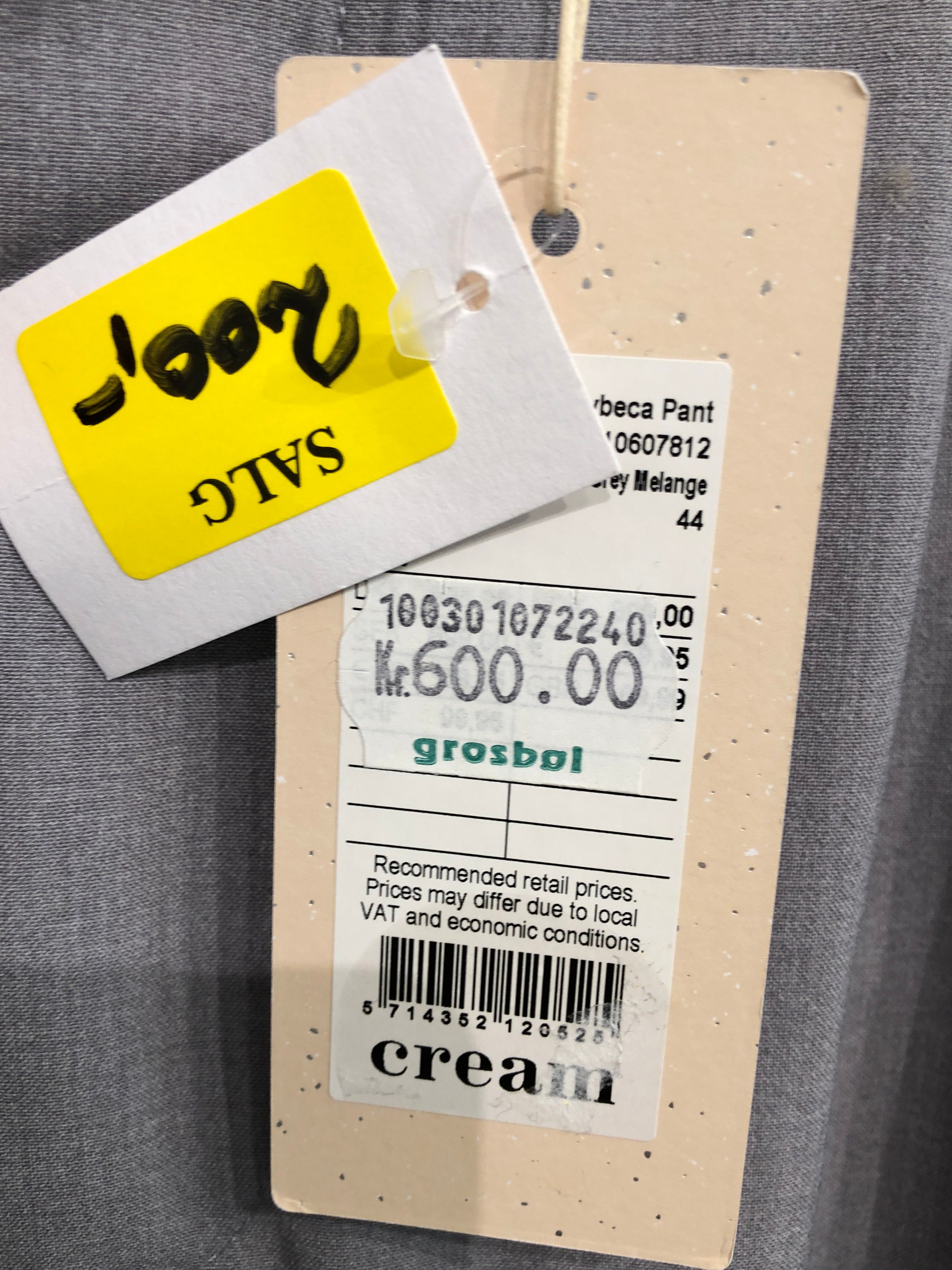 Cream Bukser