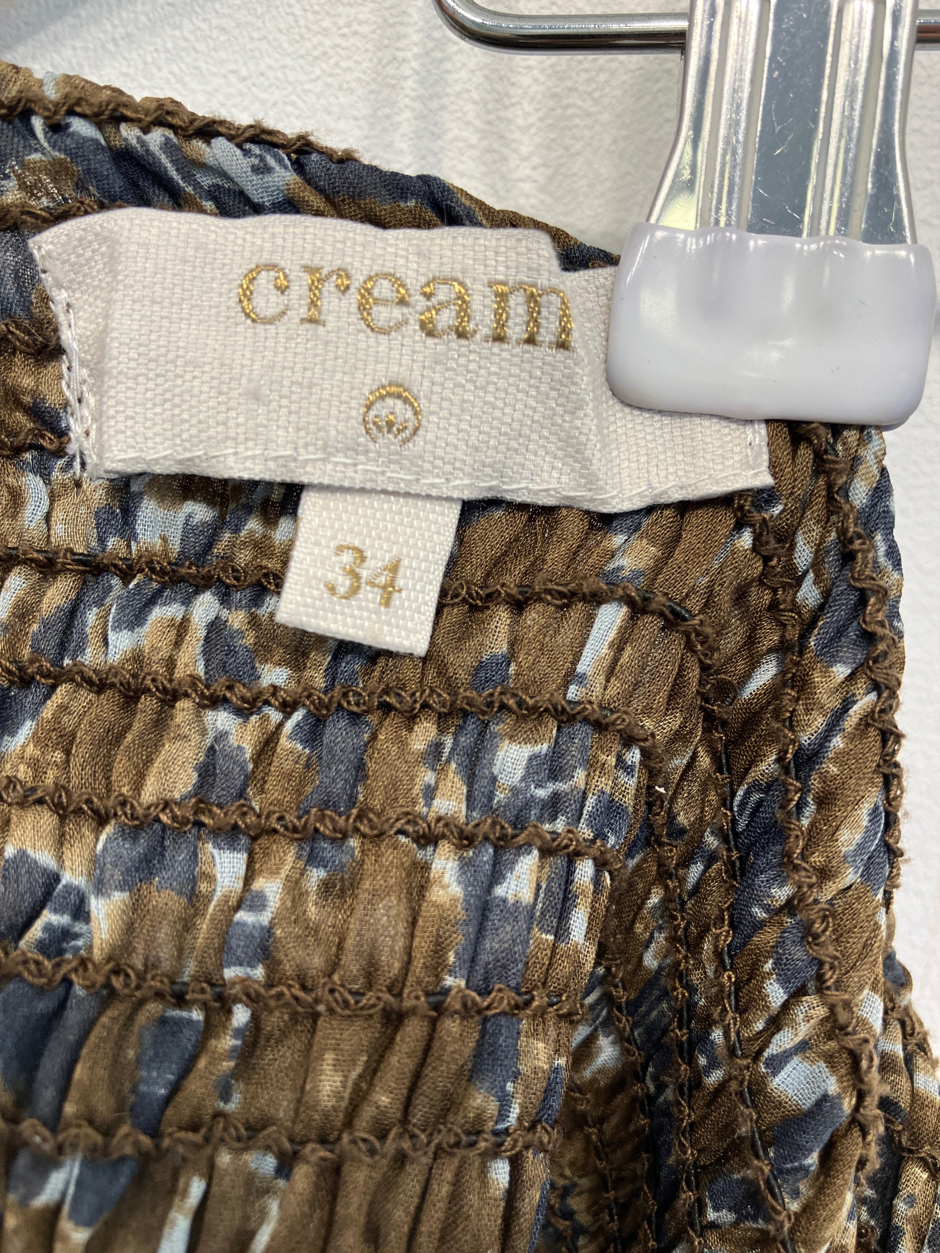 Cream Nederdel