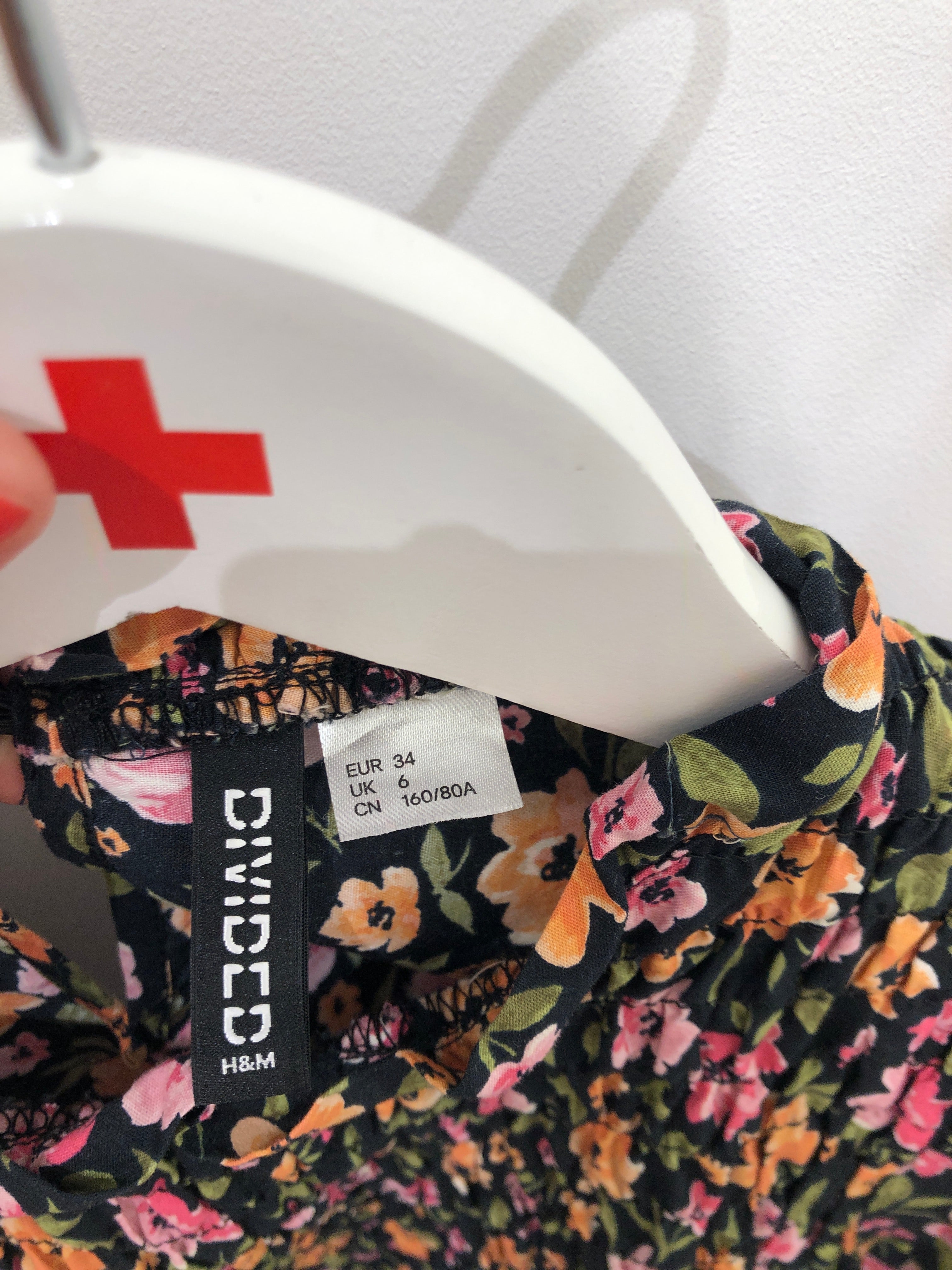 Divided Kortærmet Bluse