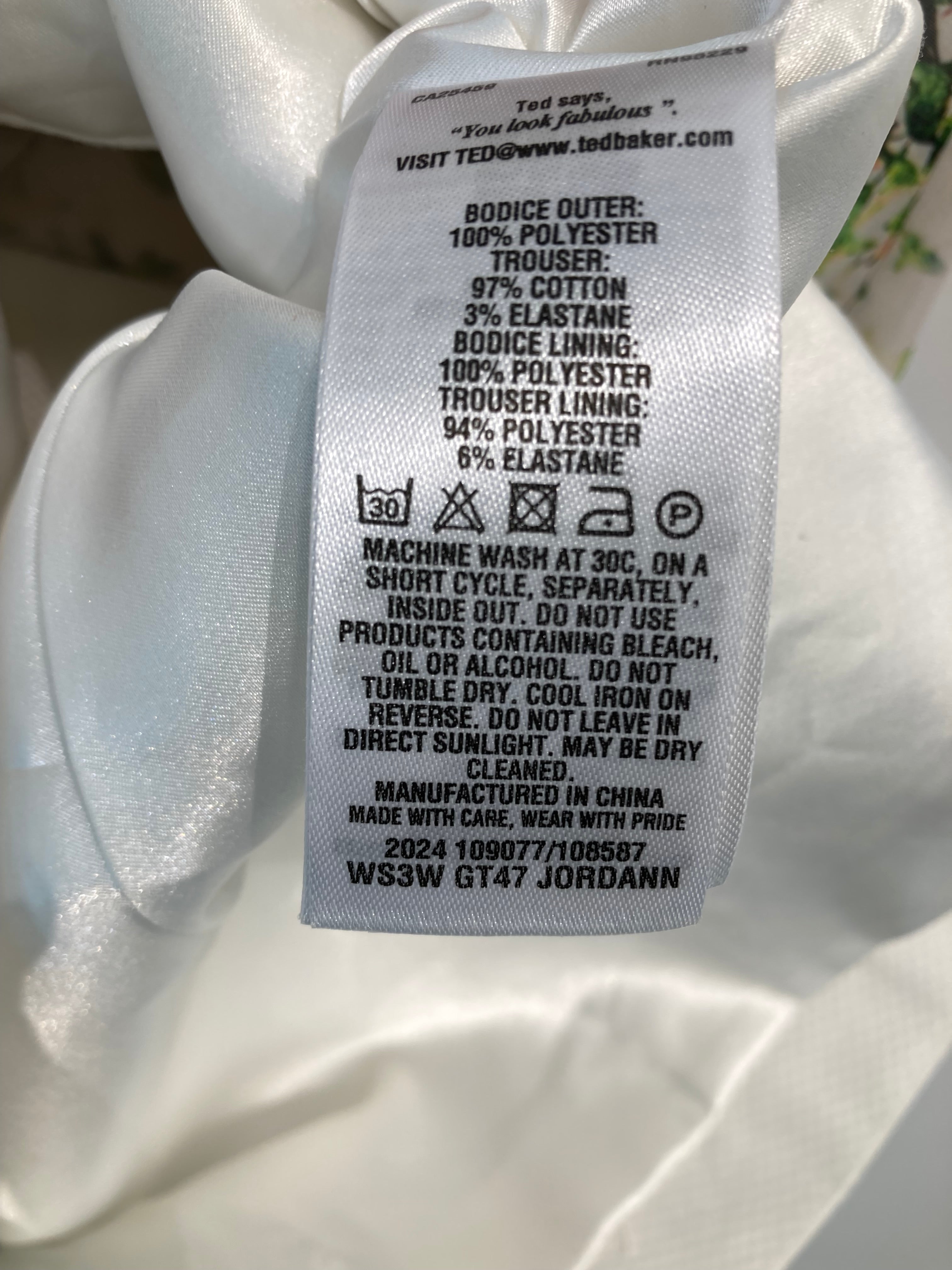 Ted Baker Buksedragt