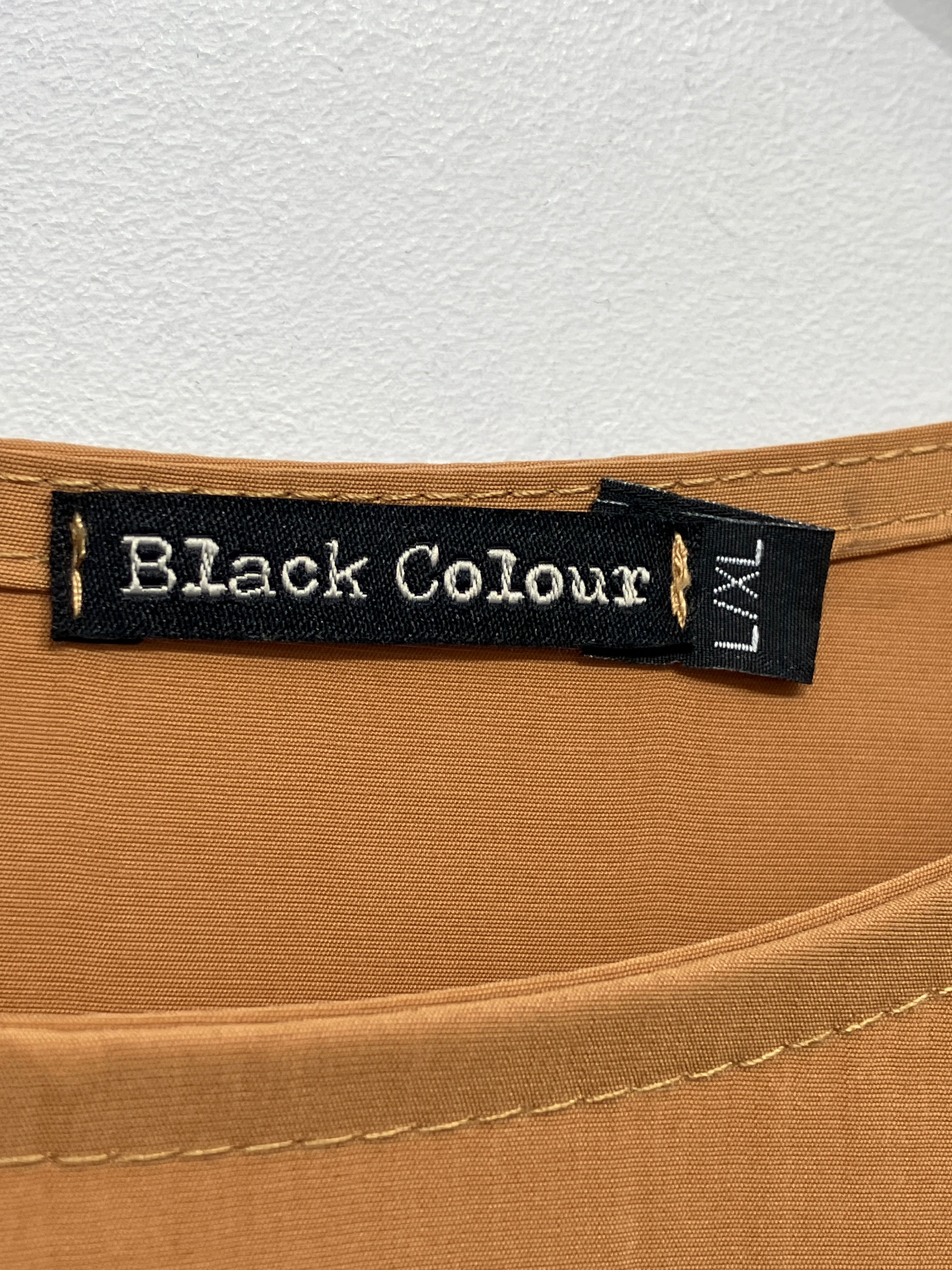 Black Colour Kjole