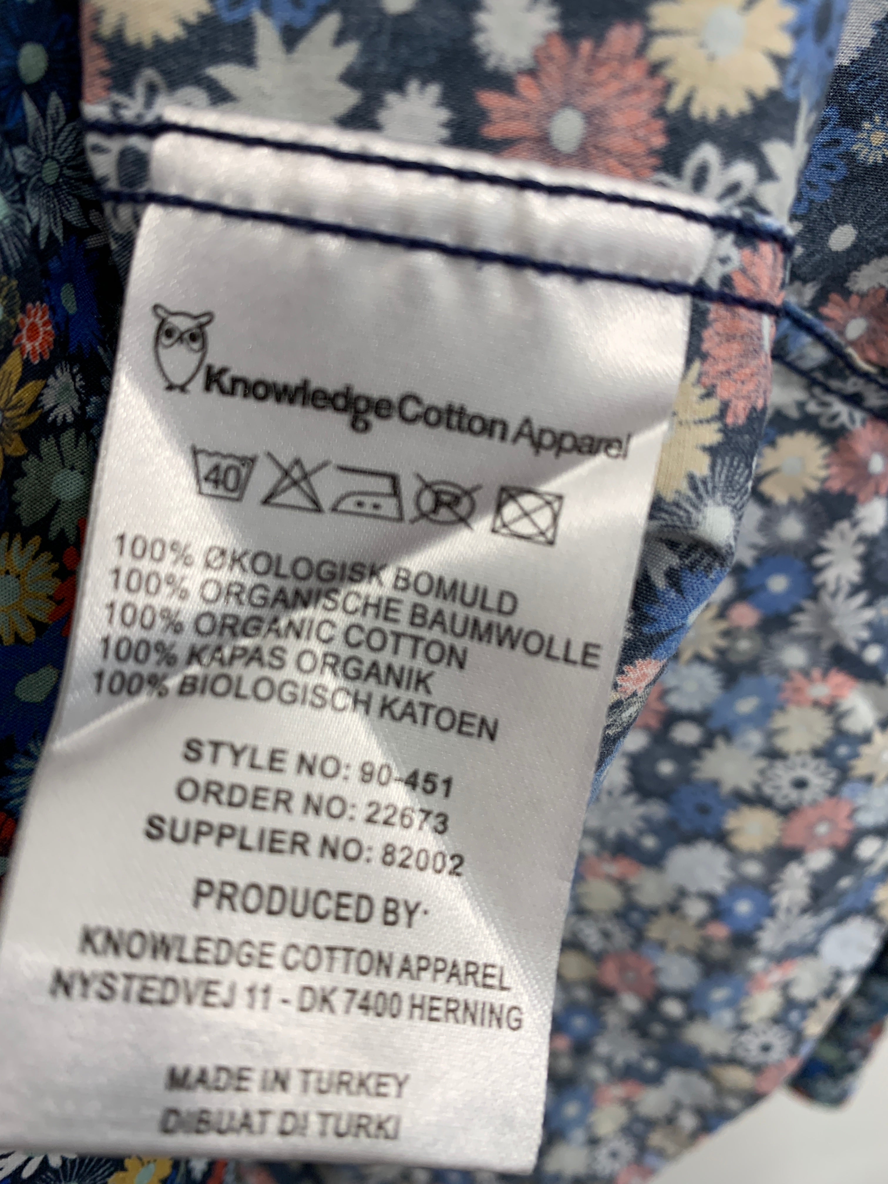 Knowledge Cotton Apparel Skjorte