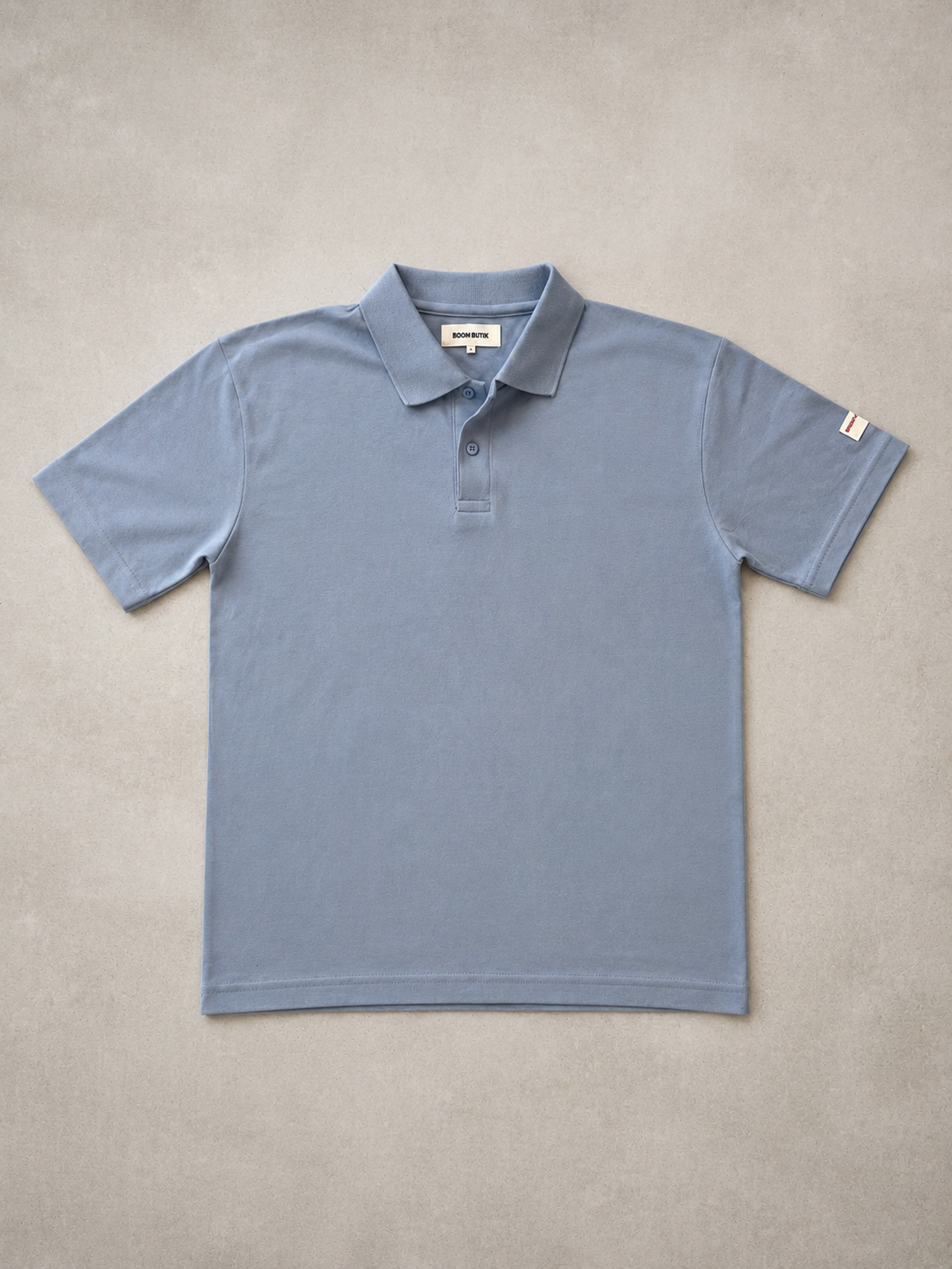 Boom Butik Lyseblå Kortærmet Polo - Packshot 
