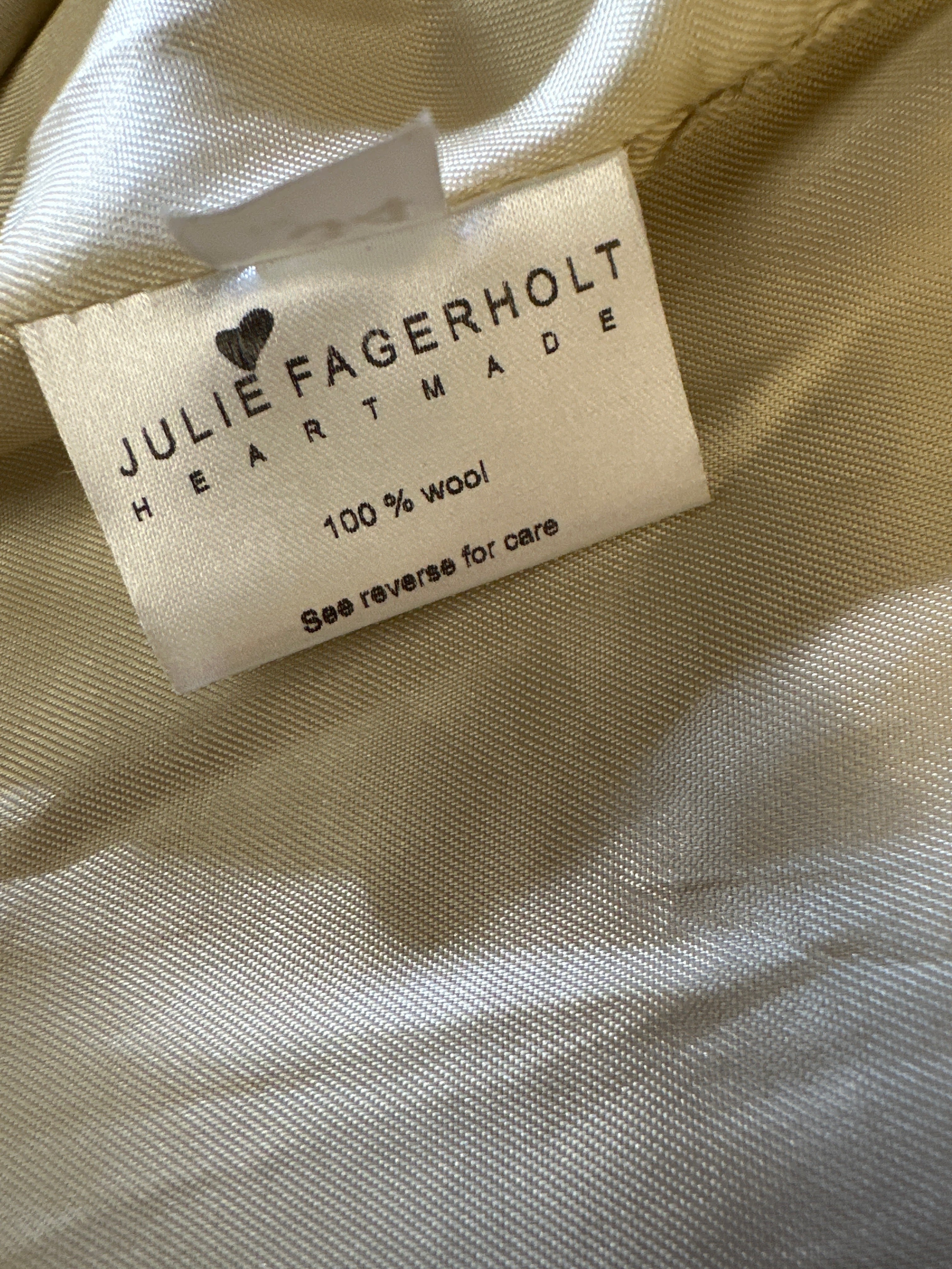 Julie Fagerholt uldfrakke