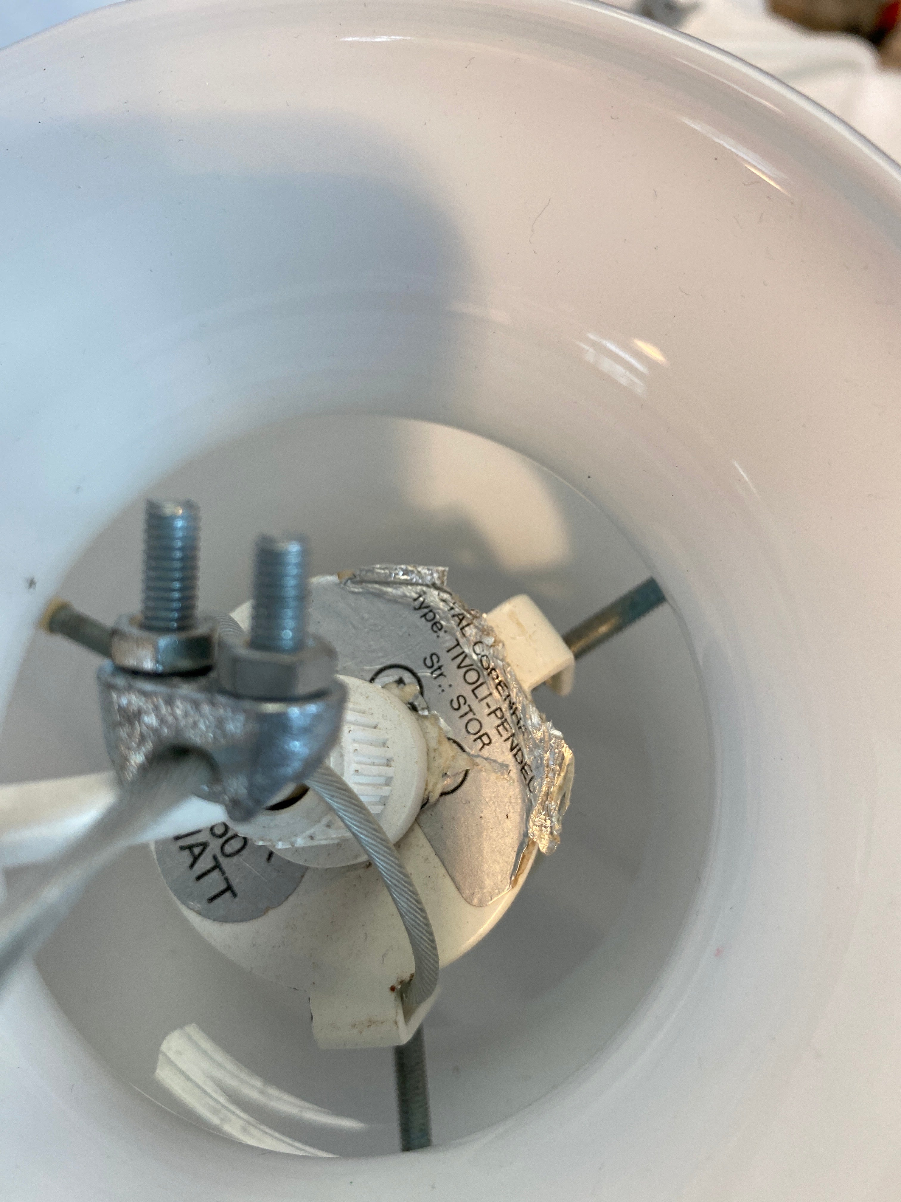Holmegaard Tivoli lampe