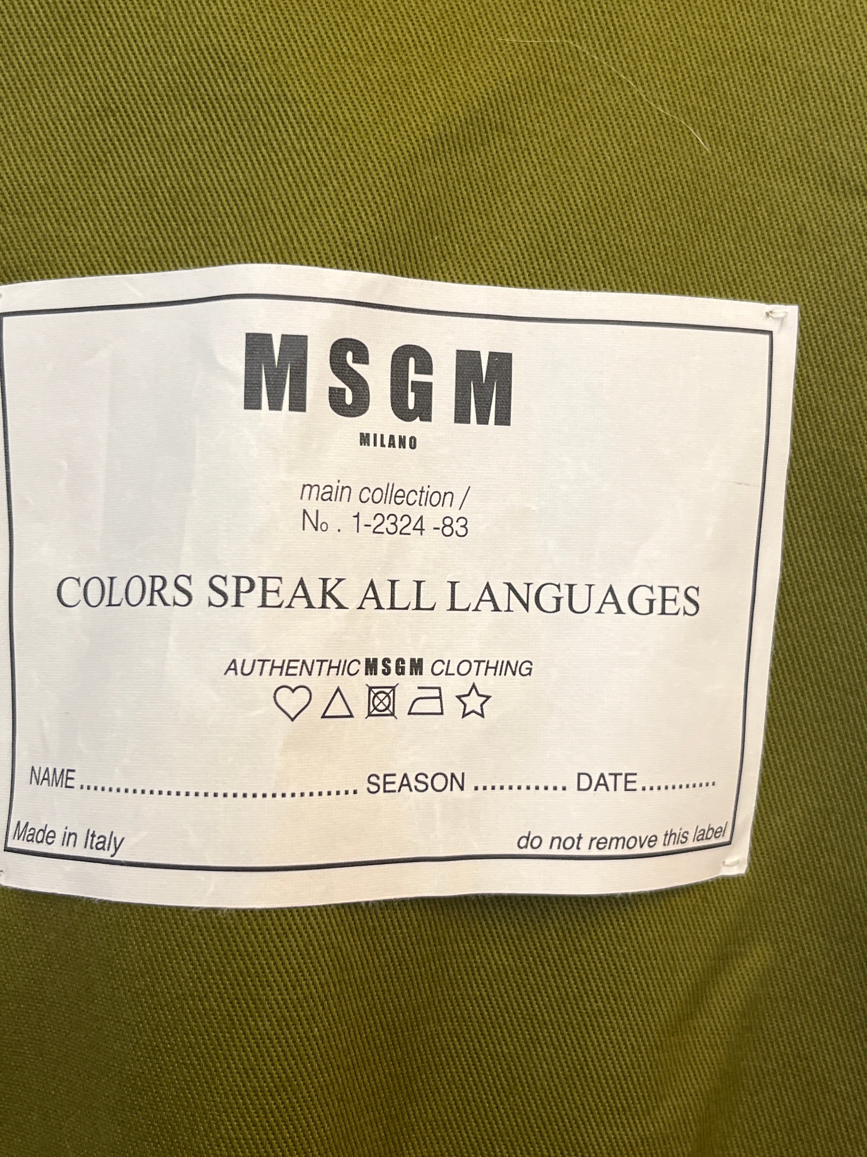 MSGM Milano Vest