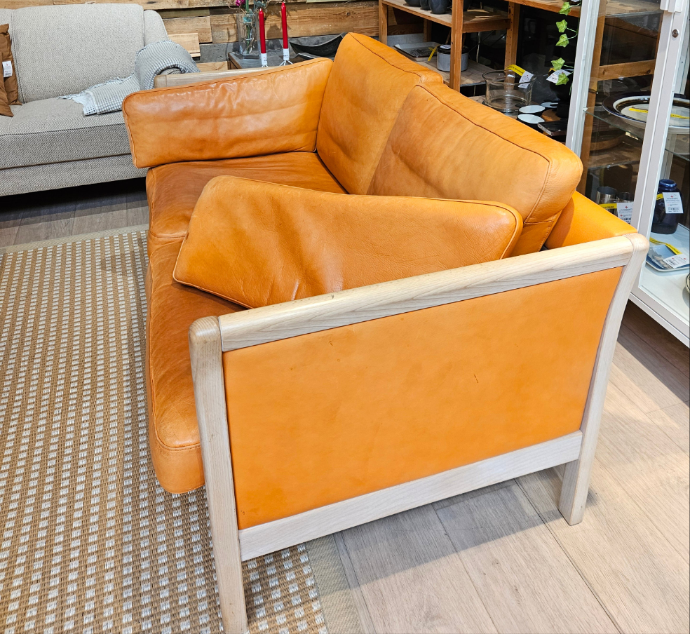 Lædersofa 2 prs