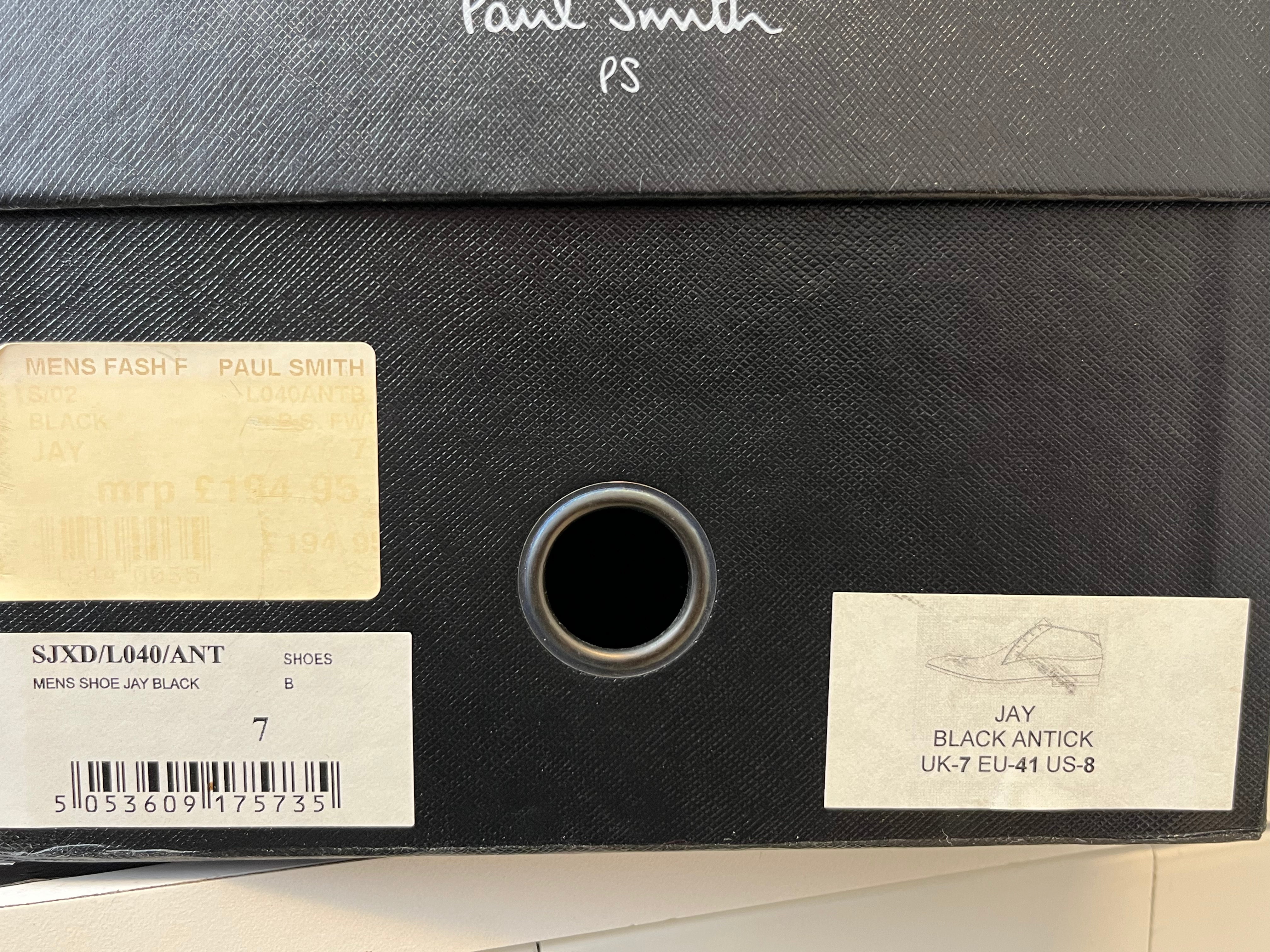 Paul Smith Sko Jay Black