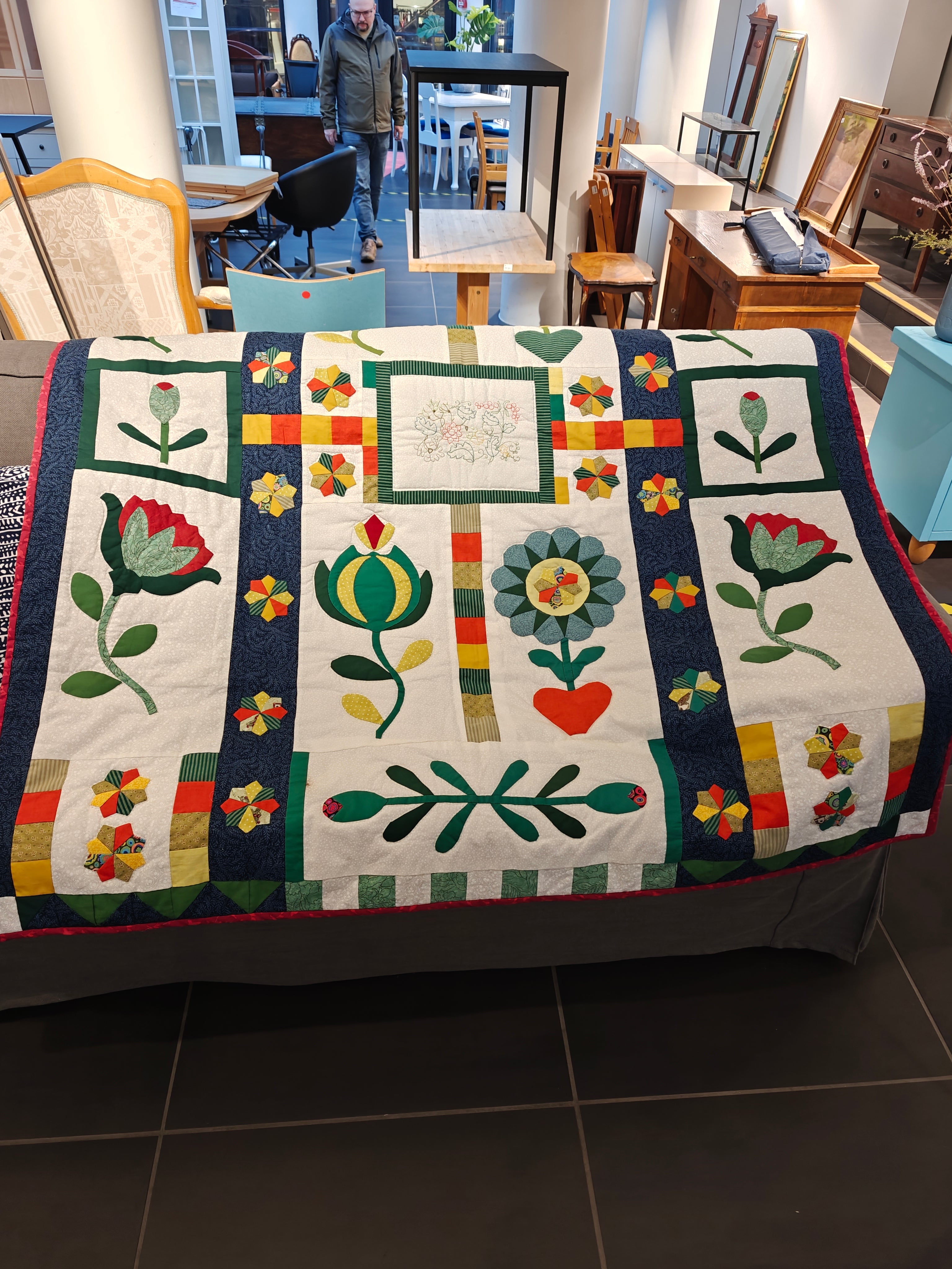 Patchwork tæppe