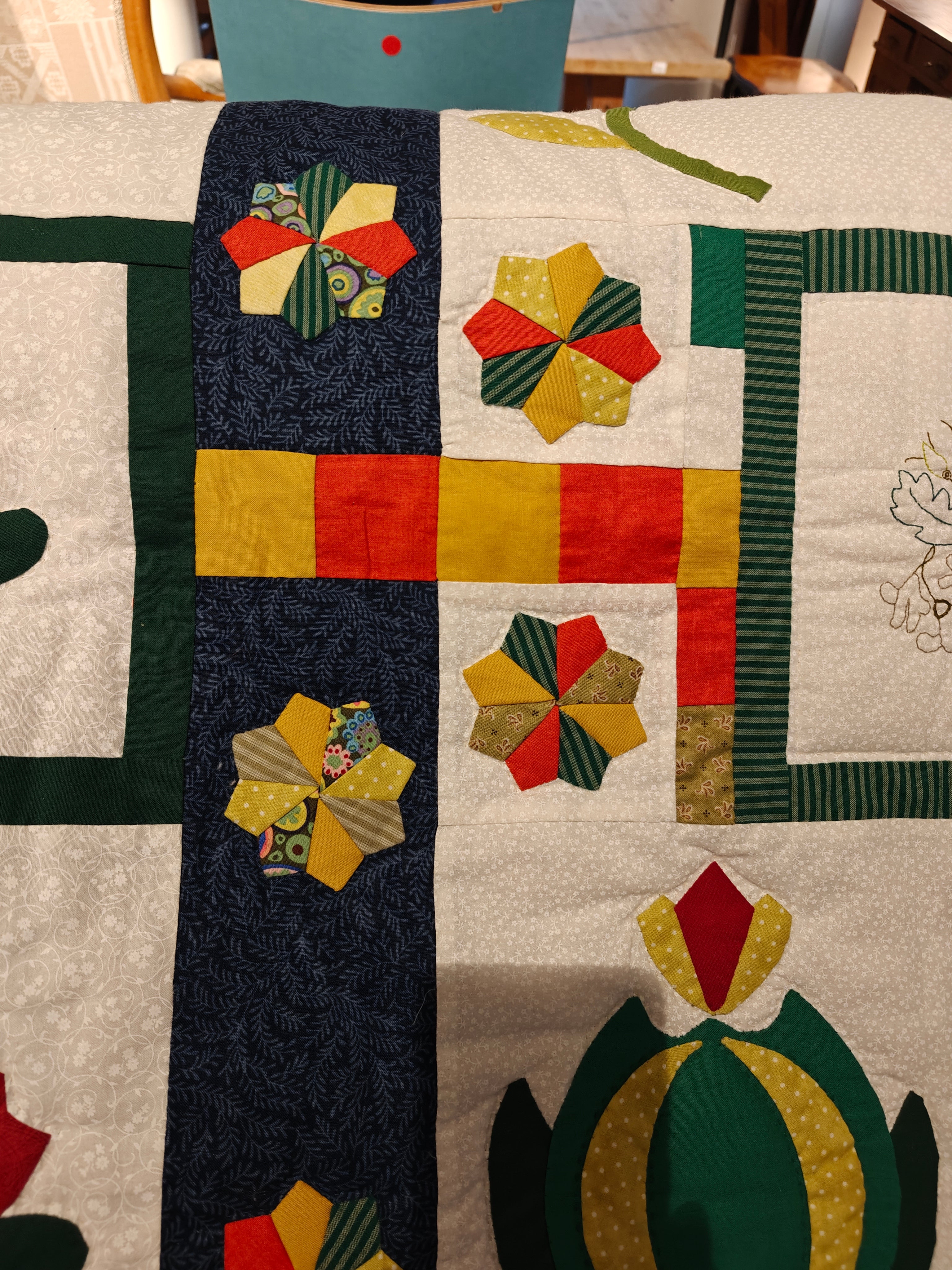 Patchwork tæppe