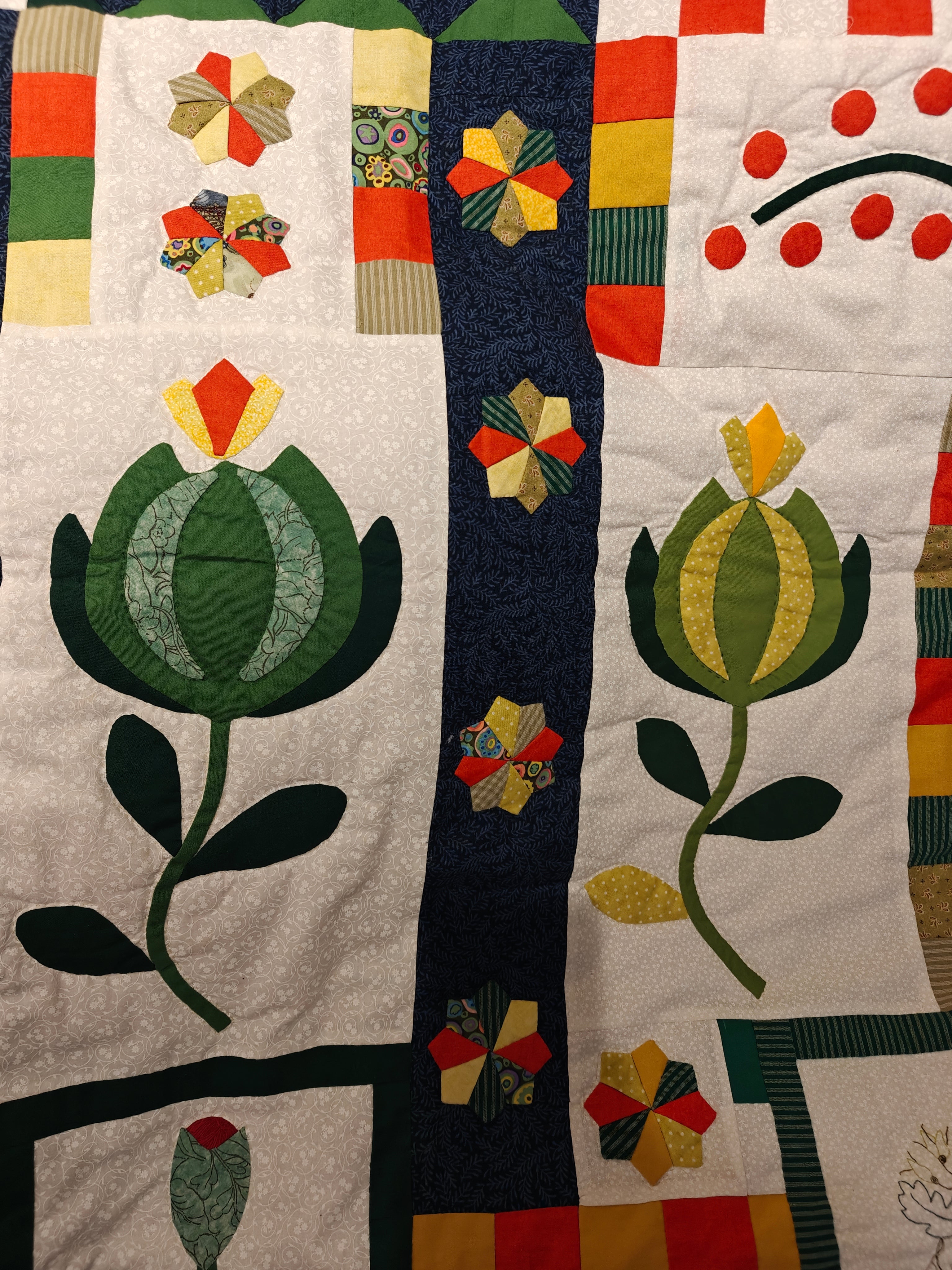 Patchwork tæppe