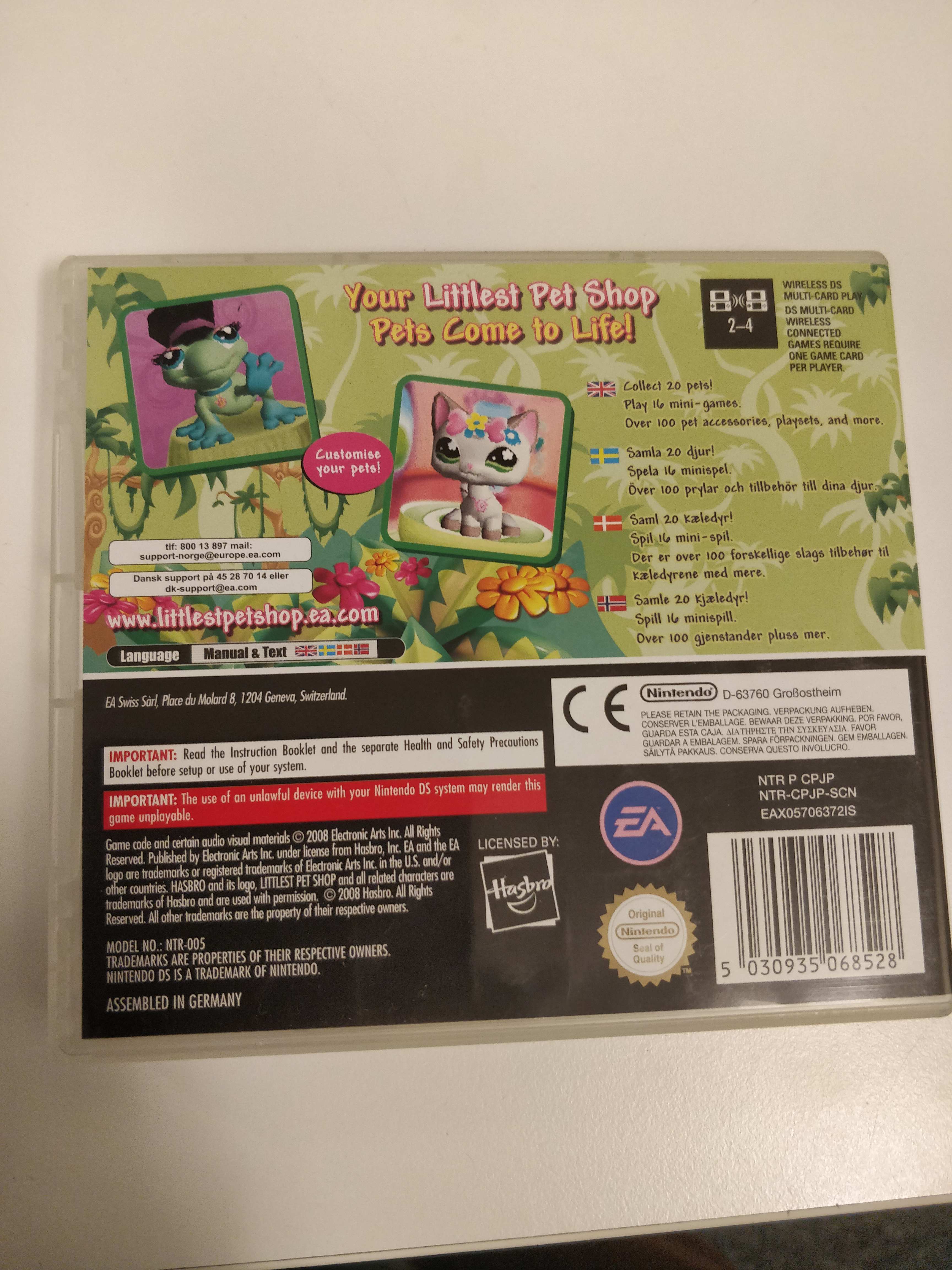 Littlest Pet Shop Jungle Nintendo DS