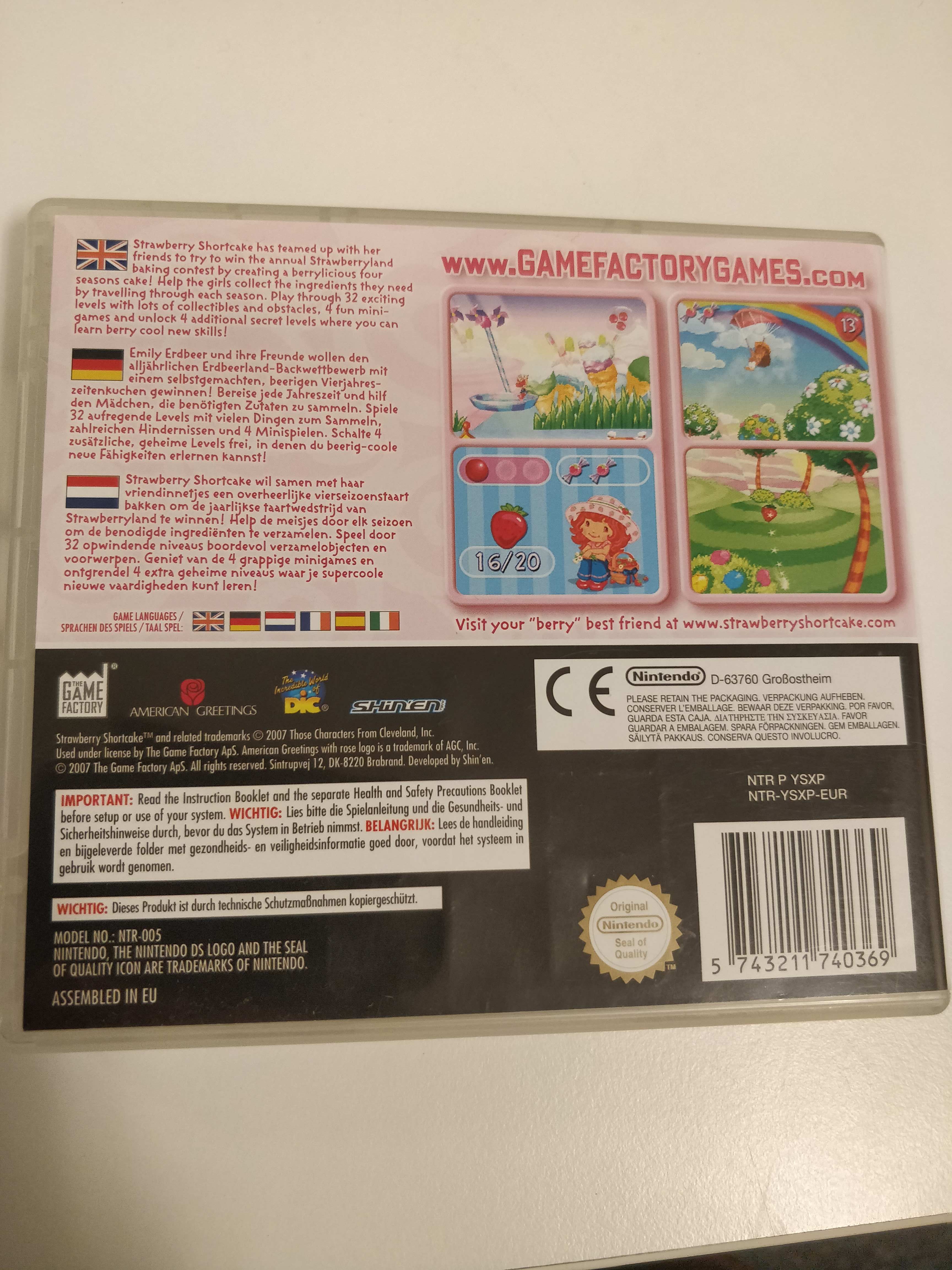 Strawberry Shortcake Nintendo DS