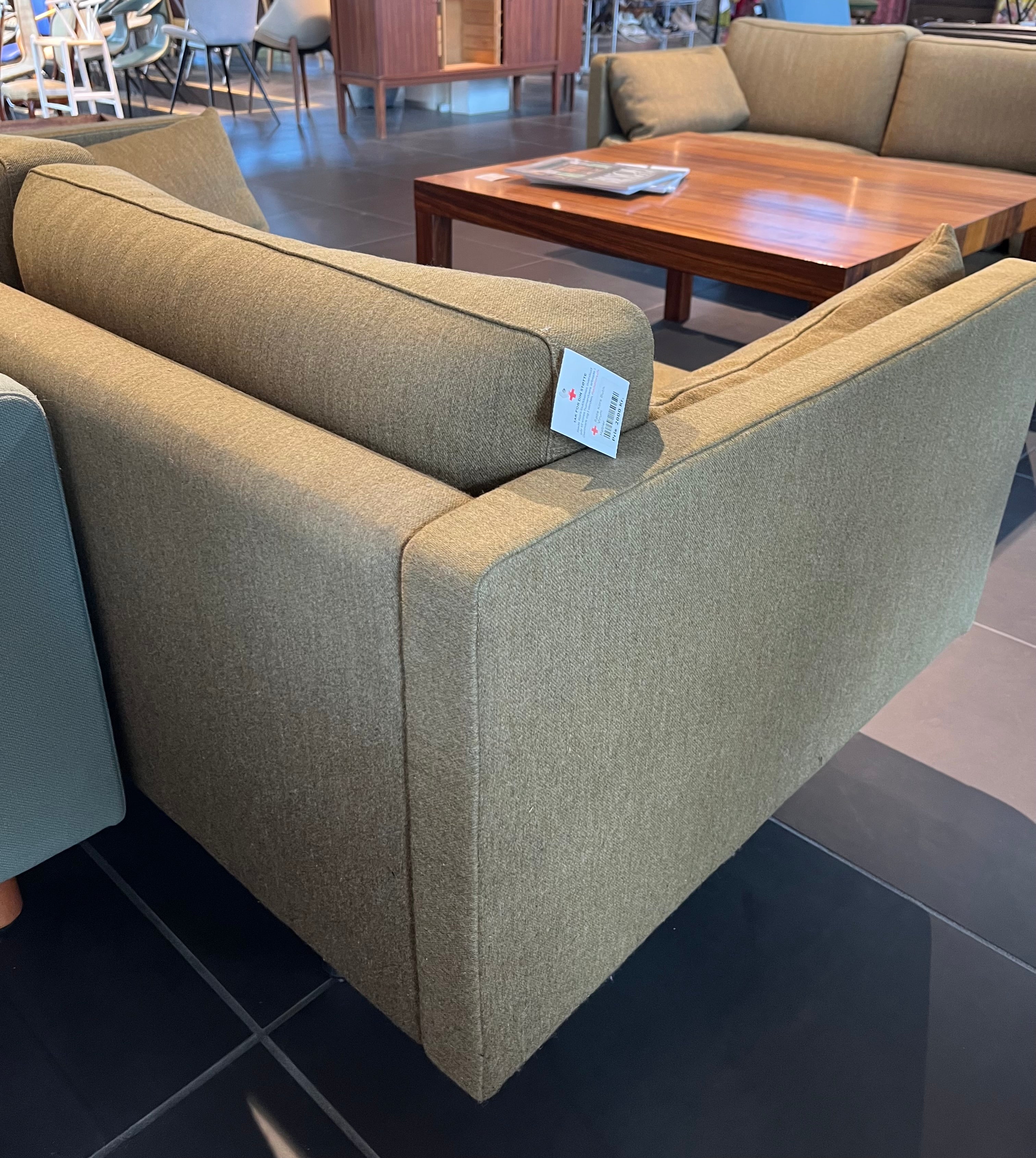 Olivengrøn Erik Jørgensen sofa 2 ps