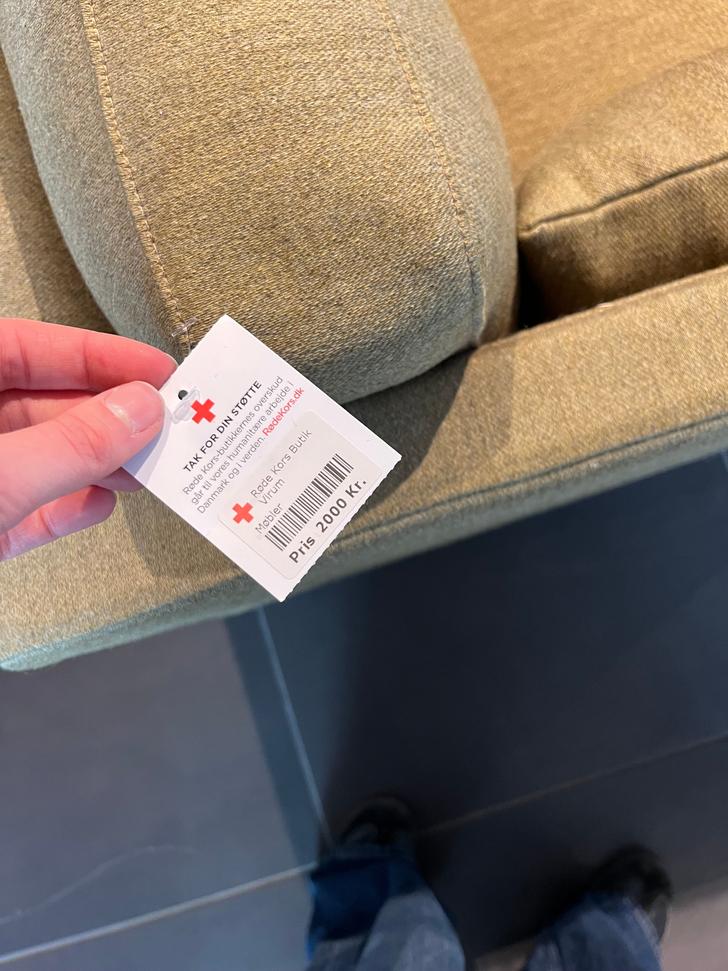 Olivengrøn Erik Jørgensen sofa 2 ps