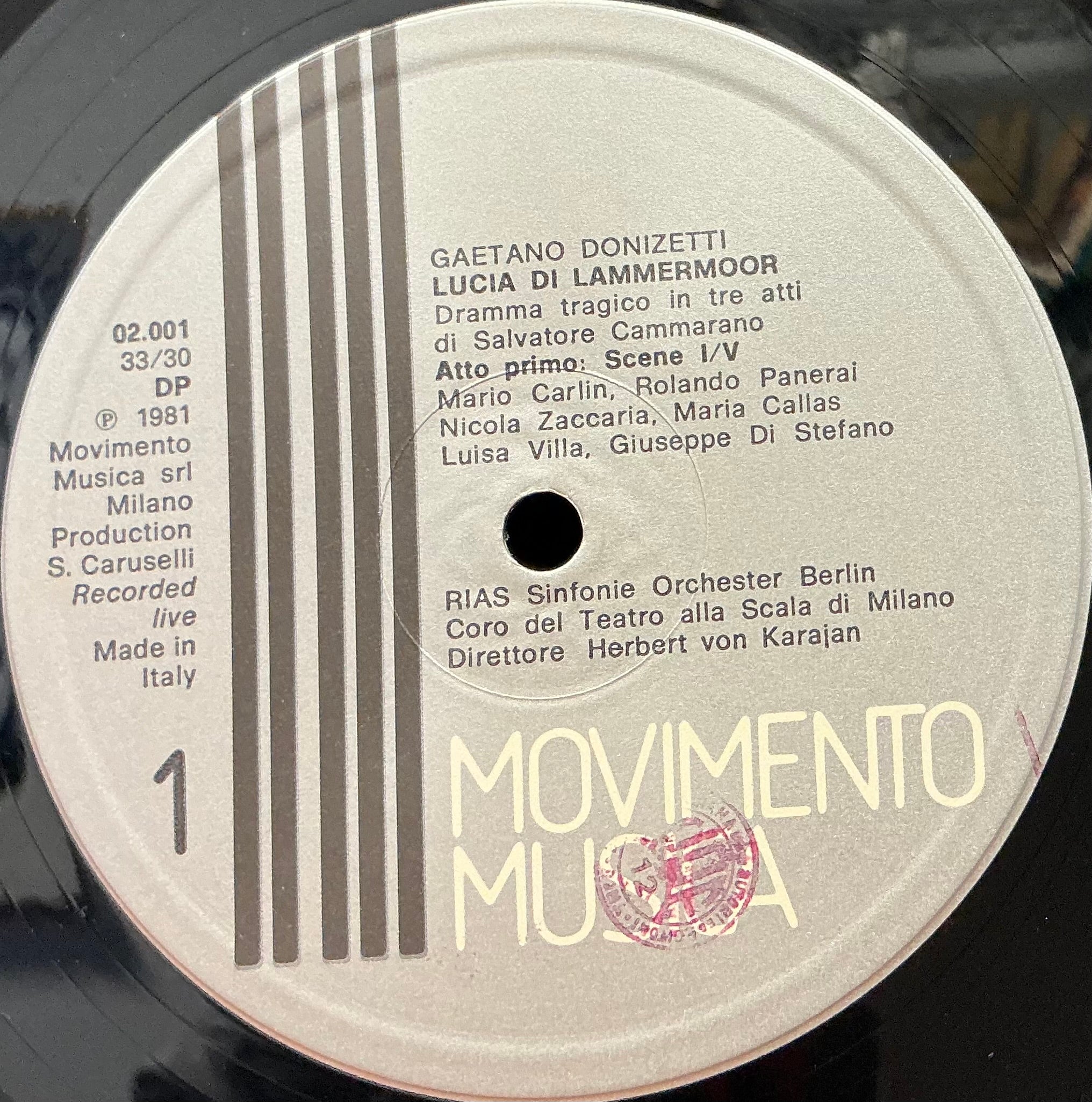 LP - Lucia Di Lammermoor af Donizetti