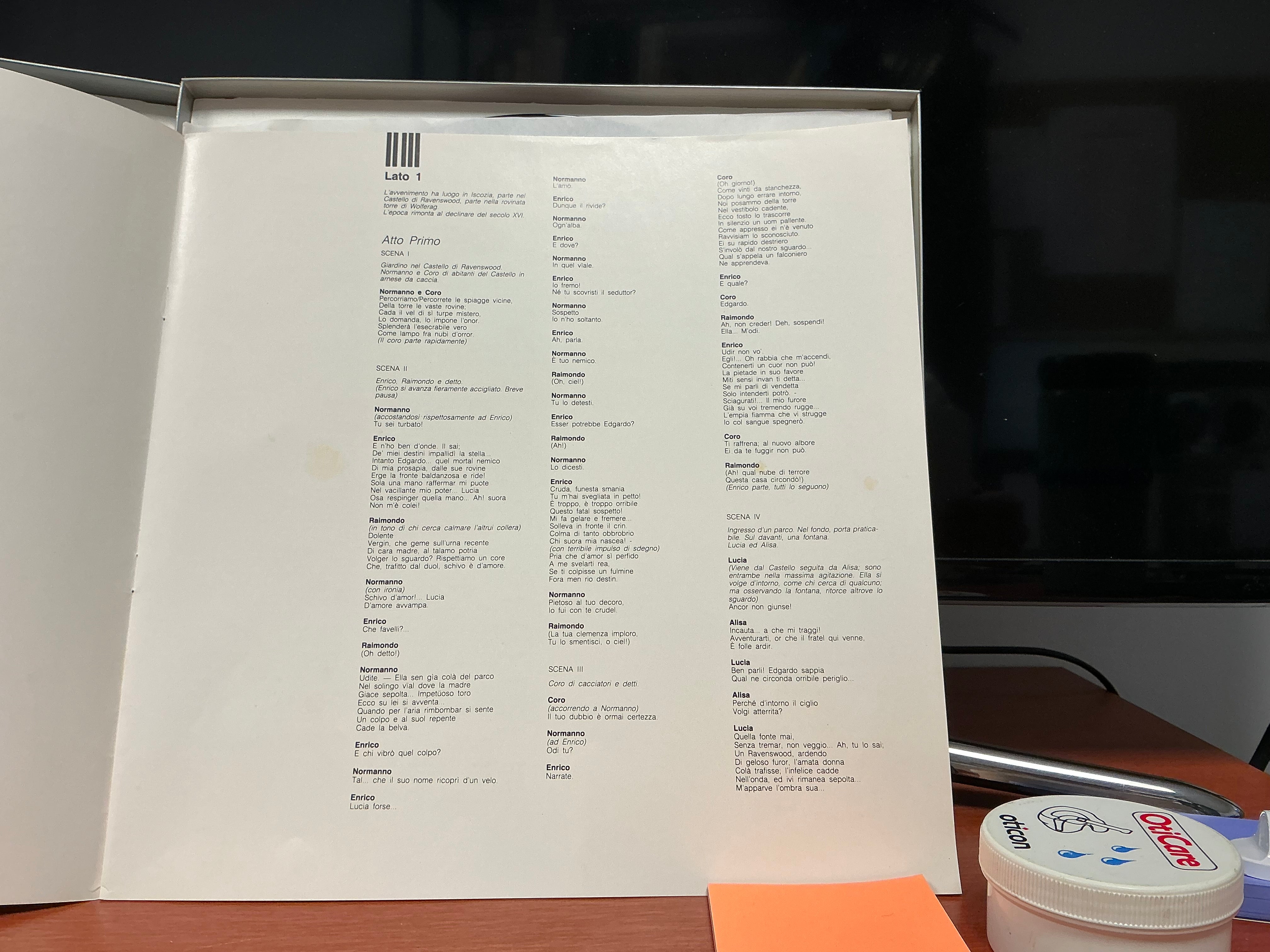 LP - Lucia Di Lammermoor af Donizetti