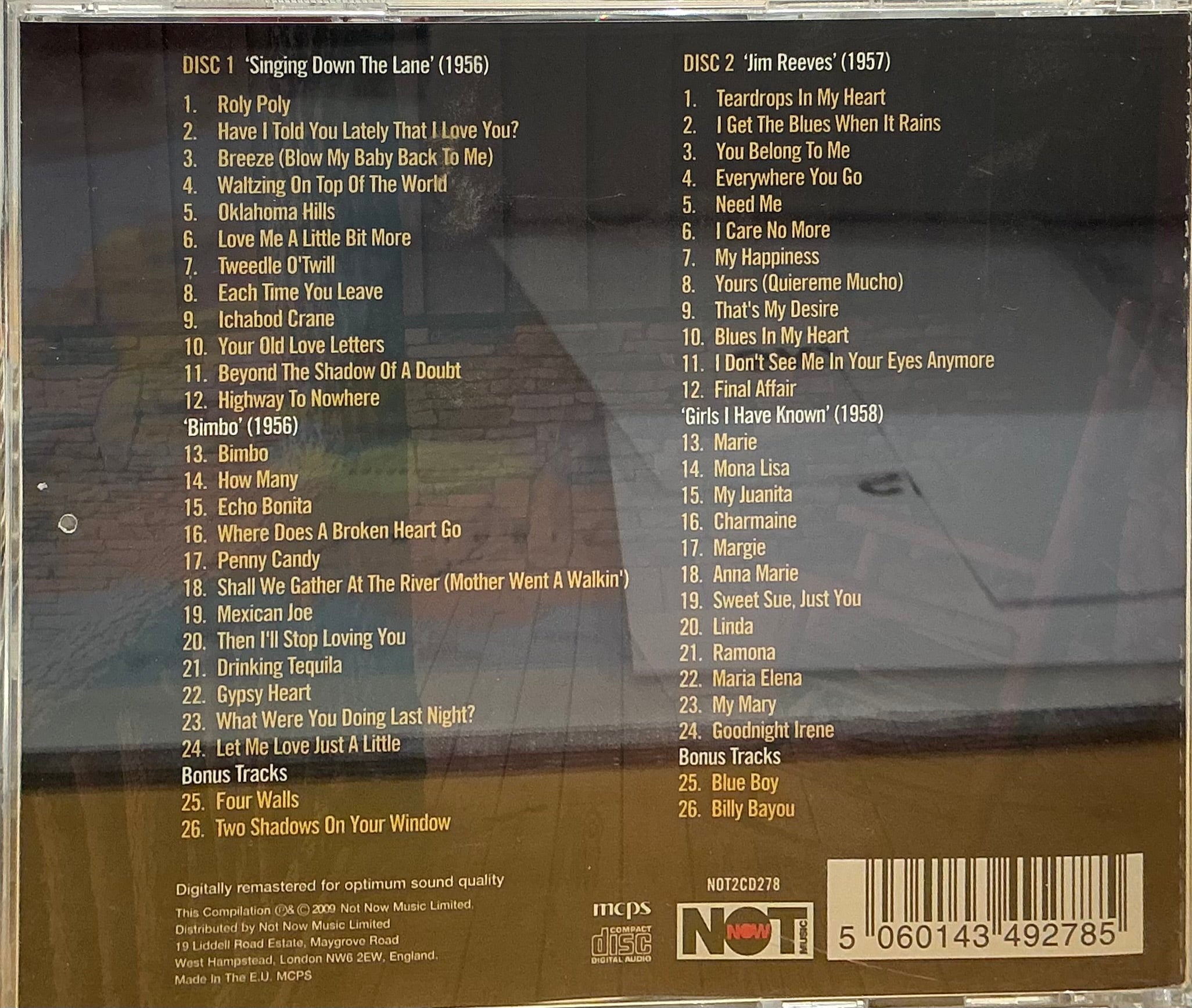 CD - Jim Reeves samling 6 CDr