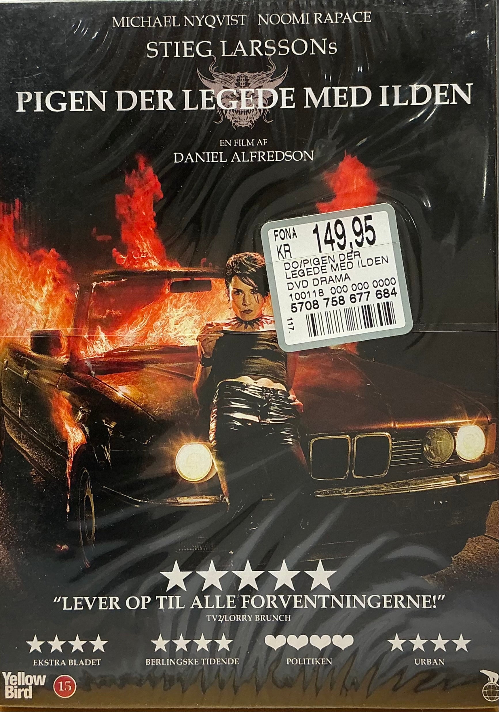 DVD - Stieg Larson trilogi - "Mænd der hader kvinder" 3 DVD