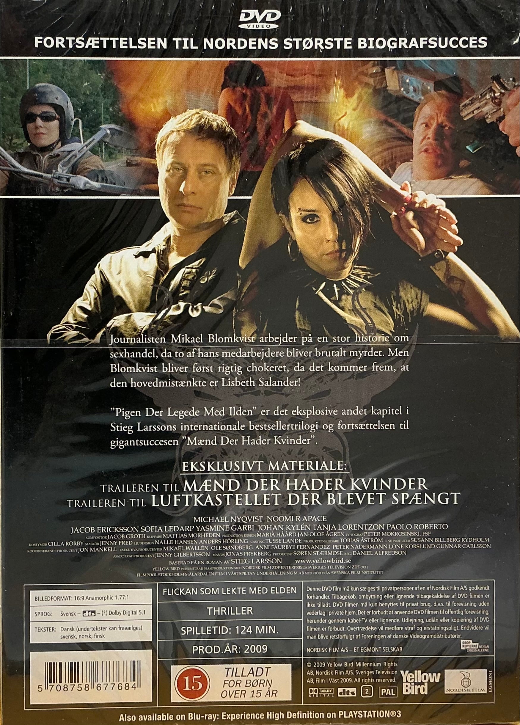 DVD - Stieg Larson trilogi - "Mænd der hader kvinder" 3 DVD
