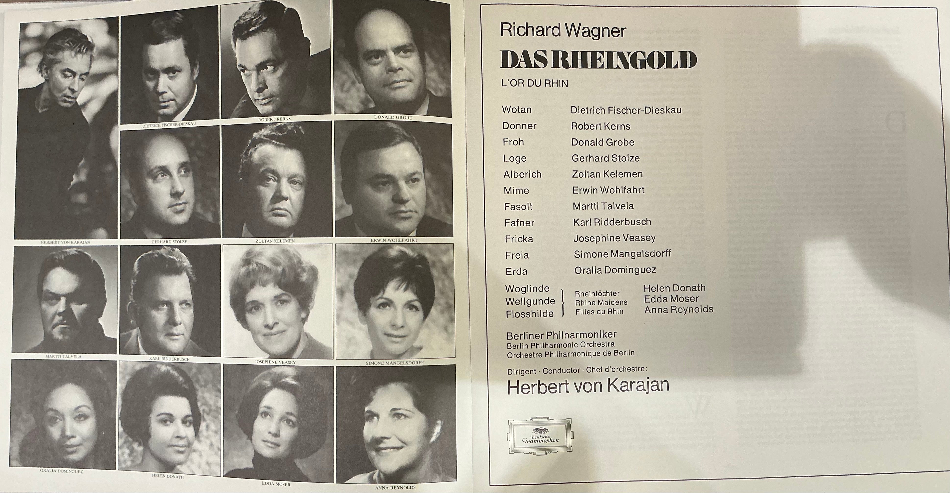 LP - Das Rheingold, Richard Wagner.