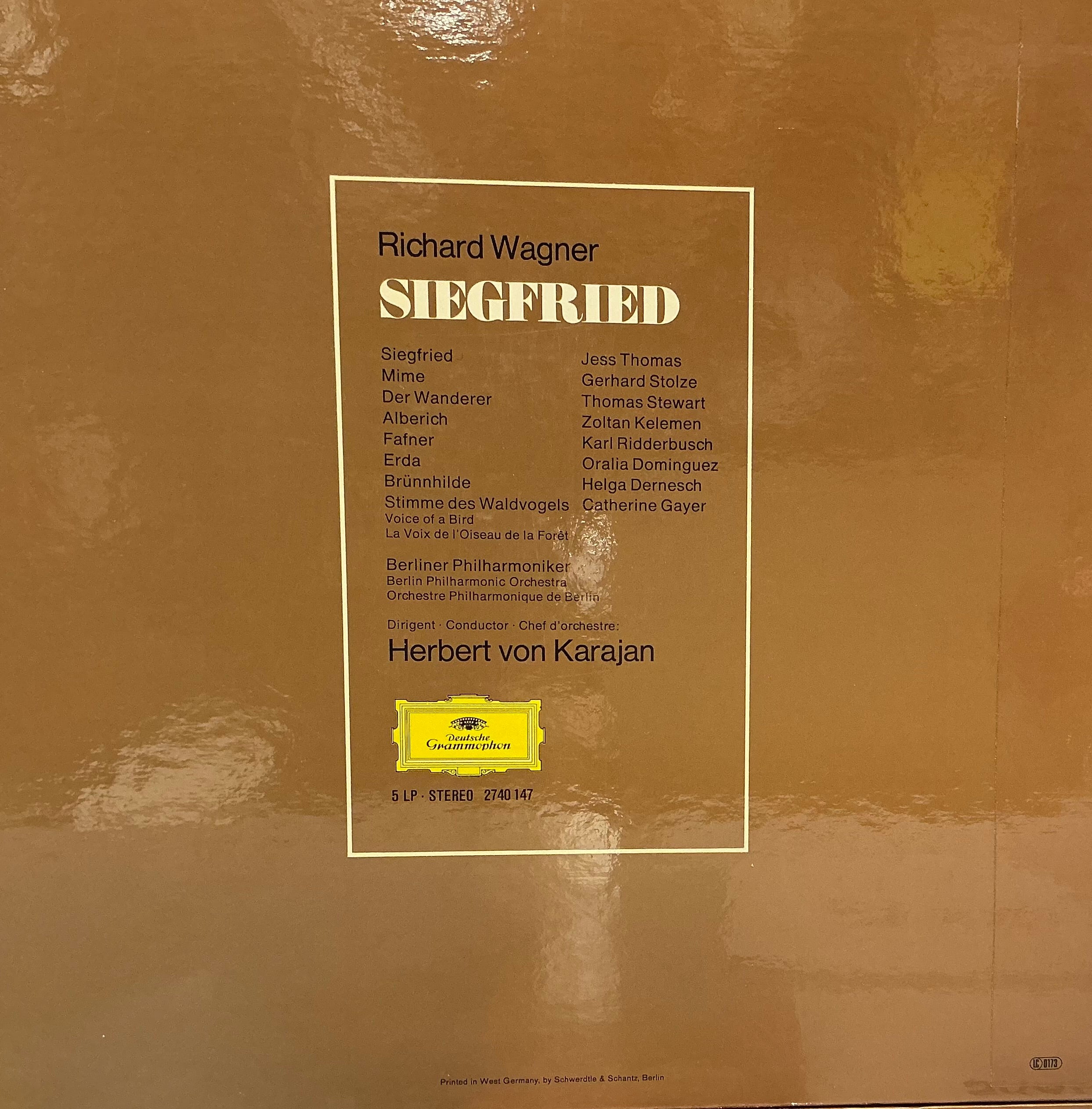 LP - Sigfried, Richard Wagner