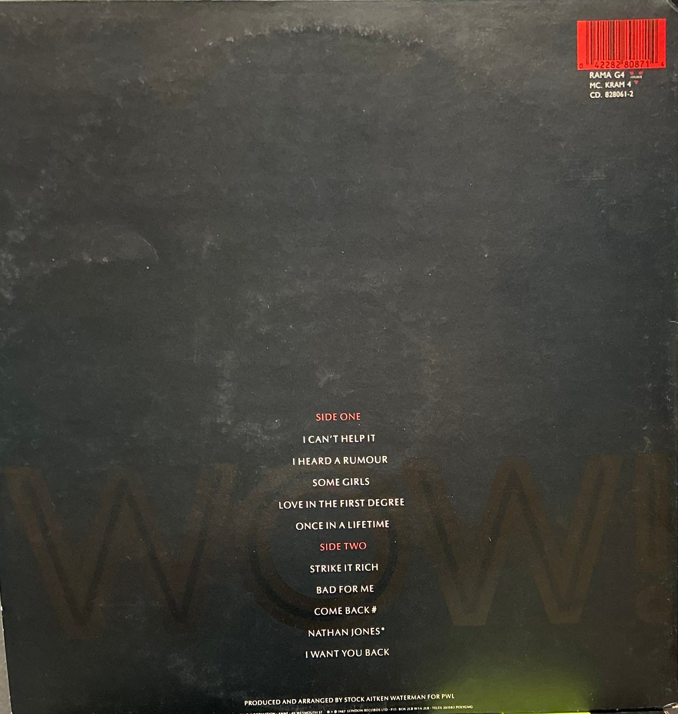 LP - WOW! - Bananarama