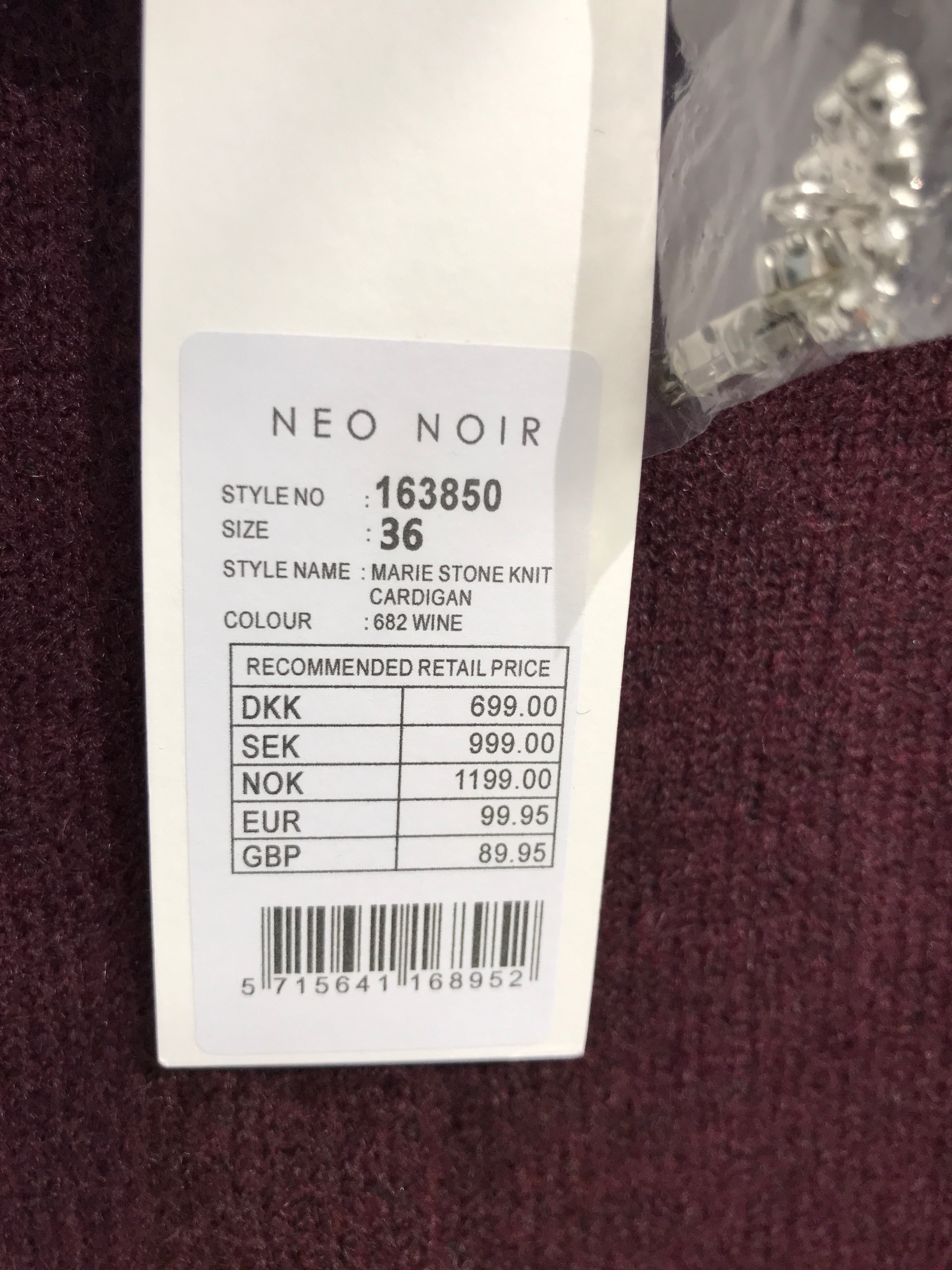Neo Noir Cardigan