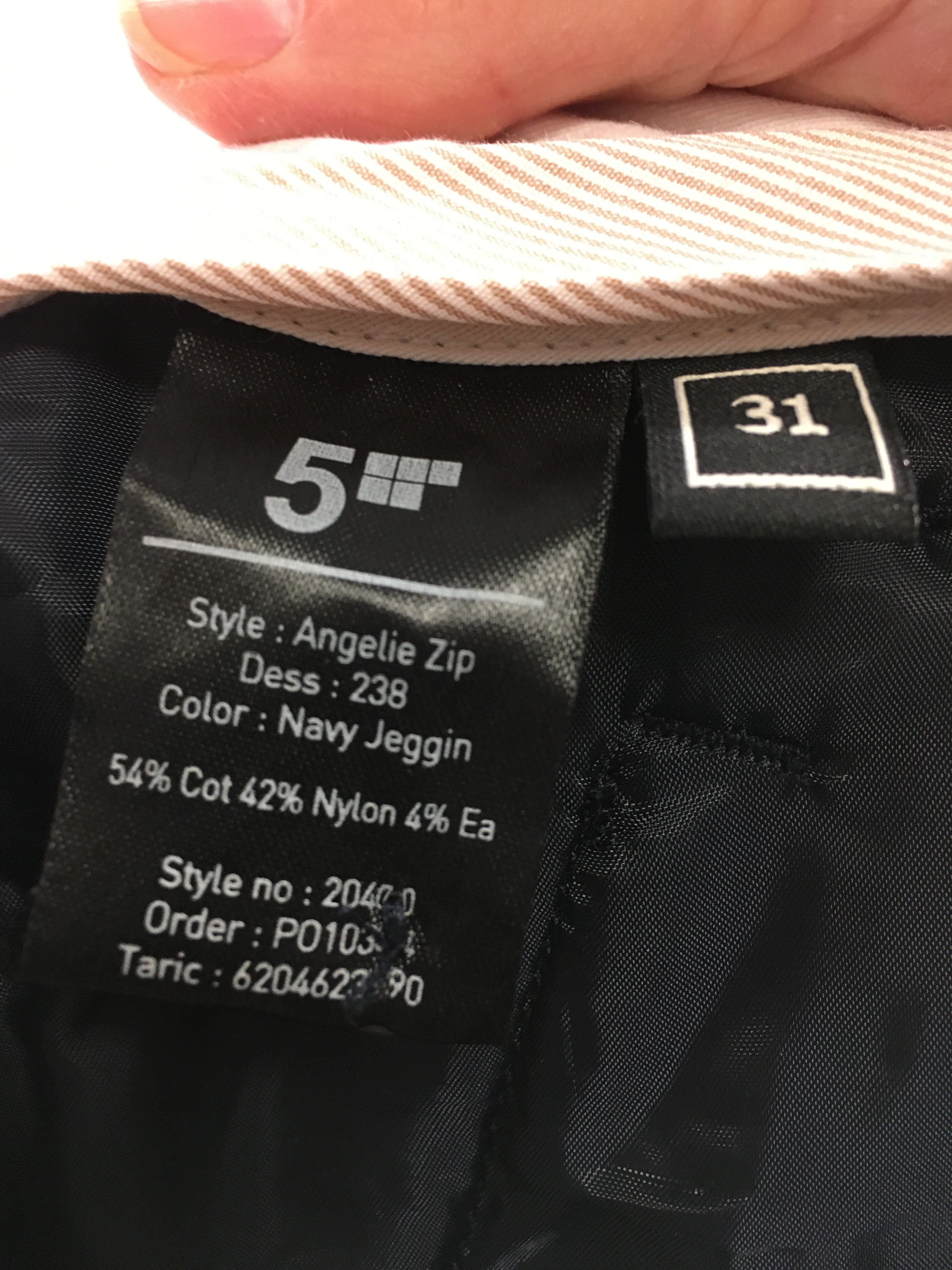Angelie Zip Bukser
