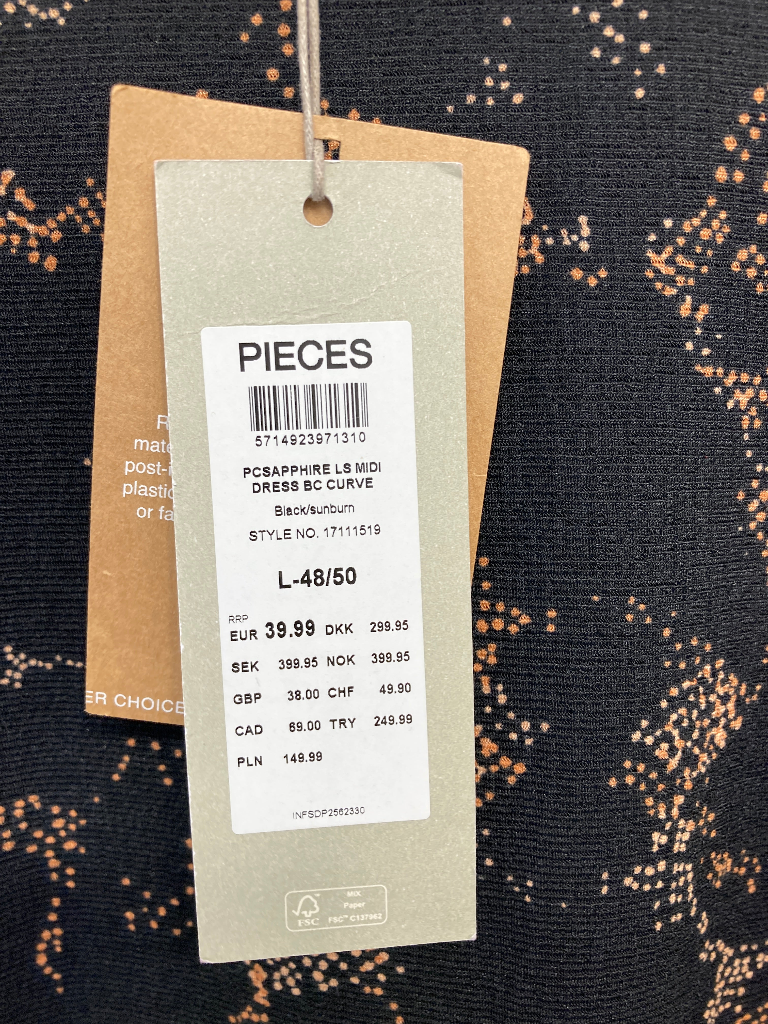 Pieces Kjole
