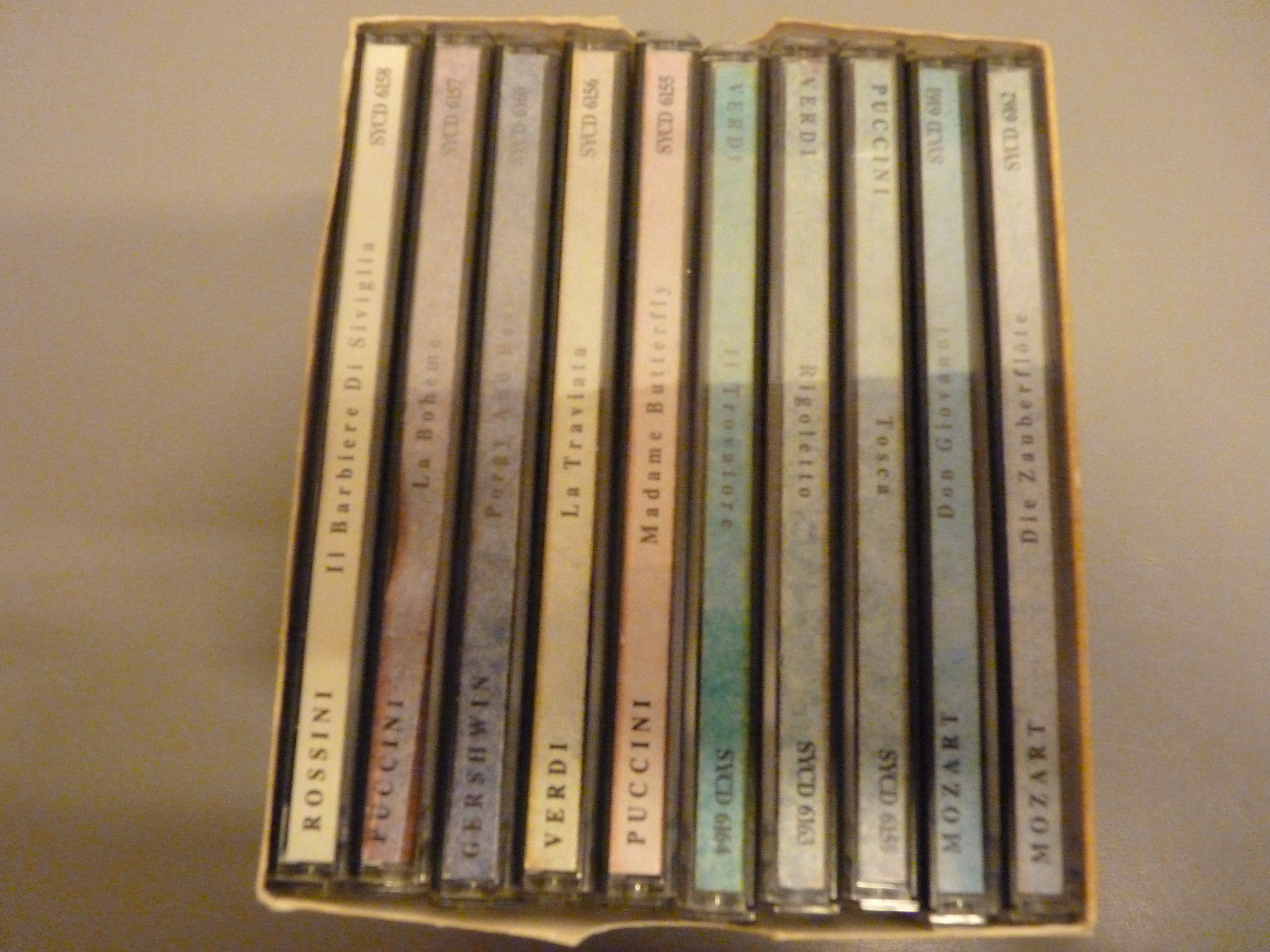 The GRAND OPERA COLLECTION. 10 CD BOX
