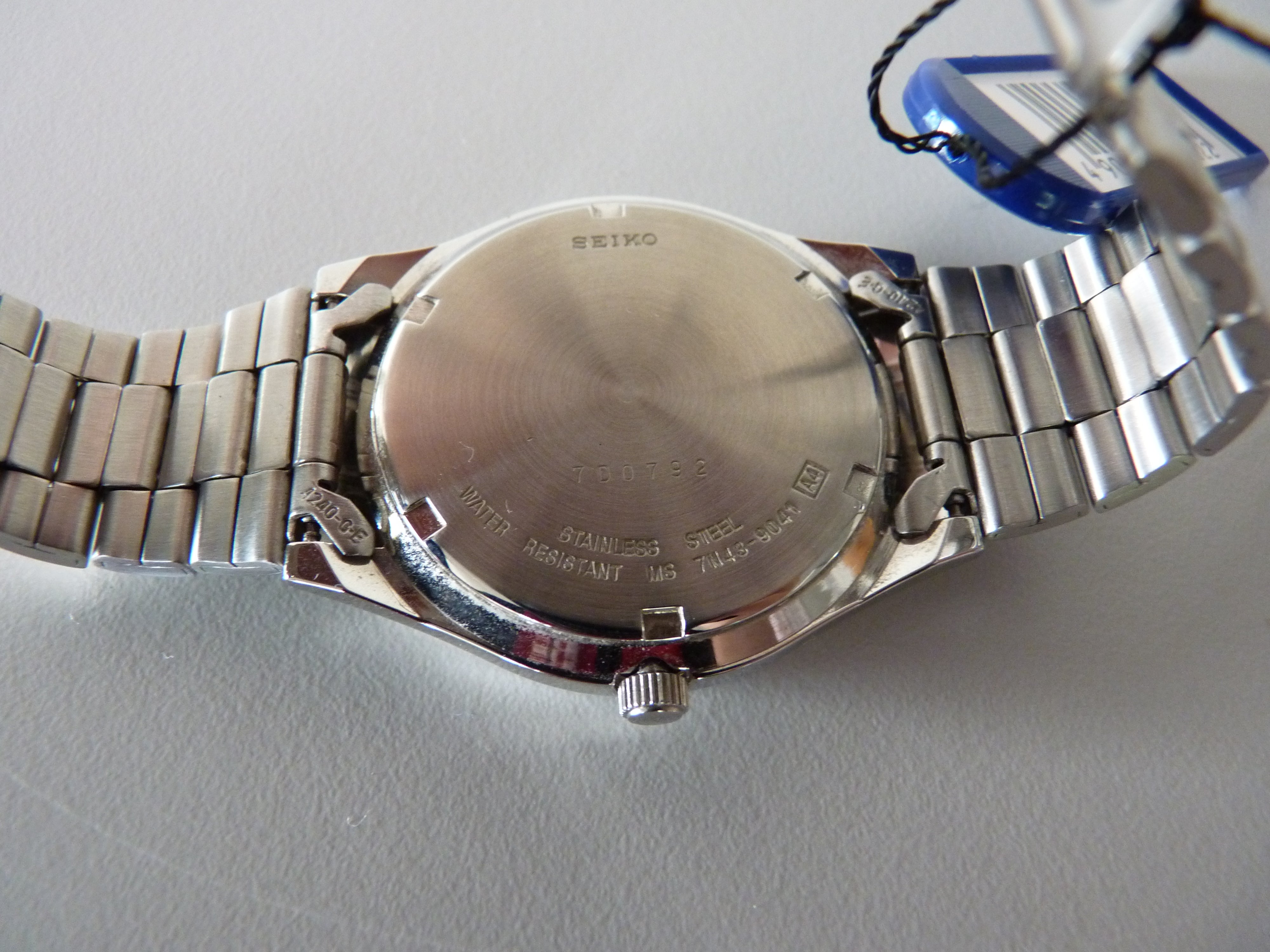 Seiko ur i stål