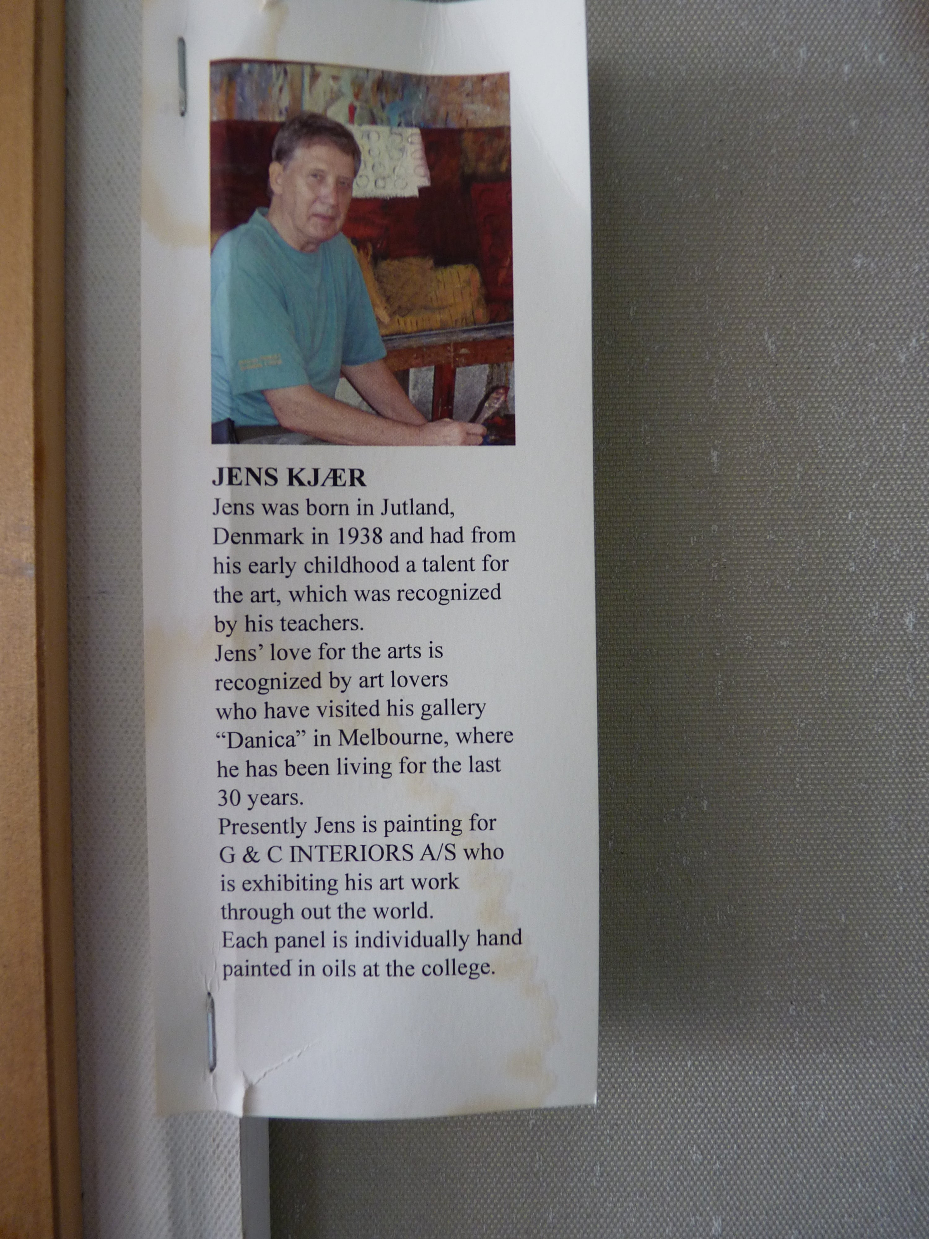 Jens Kjær oliemaleri