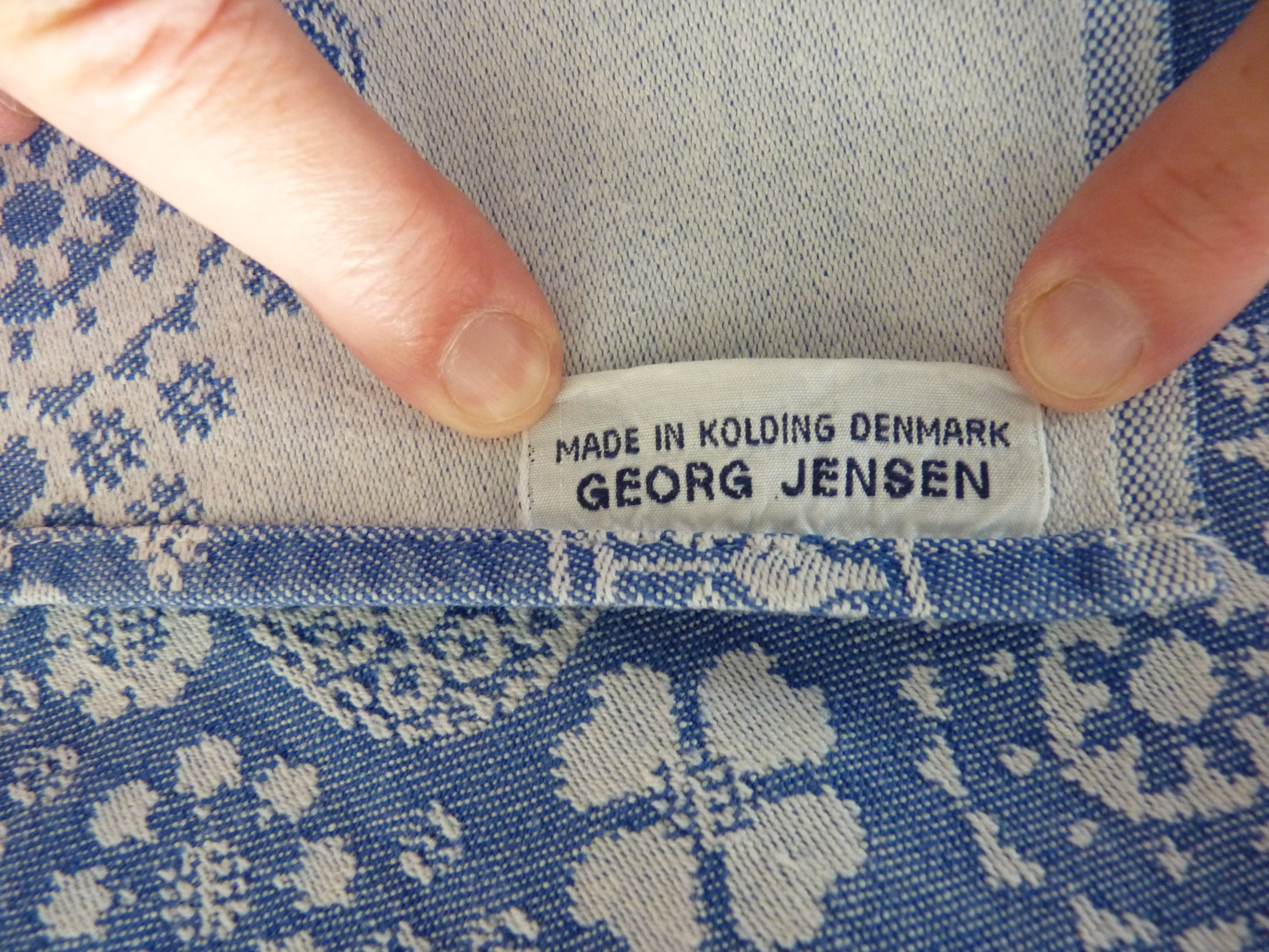 Georg Jensen Damask dug - vintage