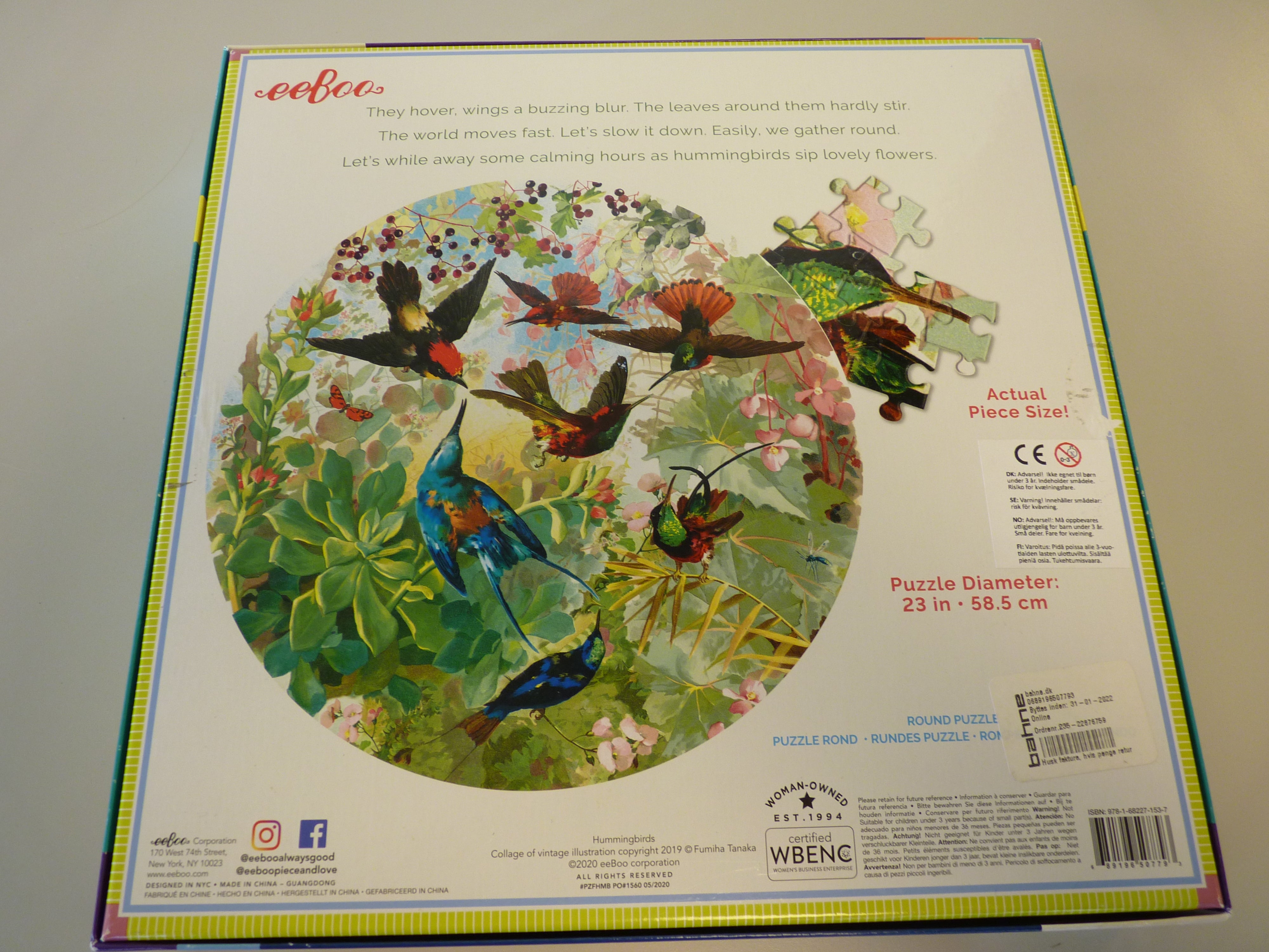 eeBoo puzzle 500 brikker