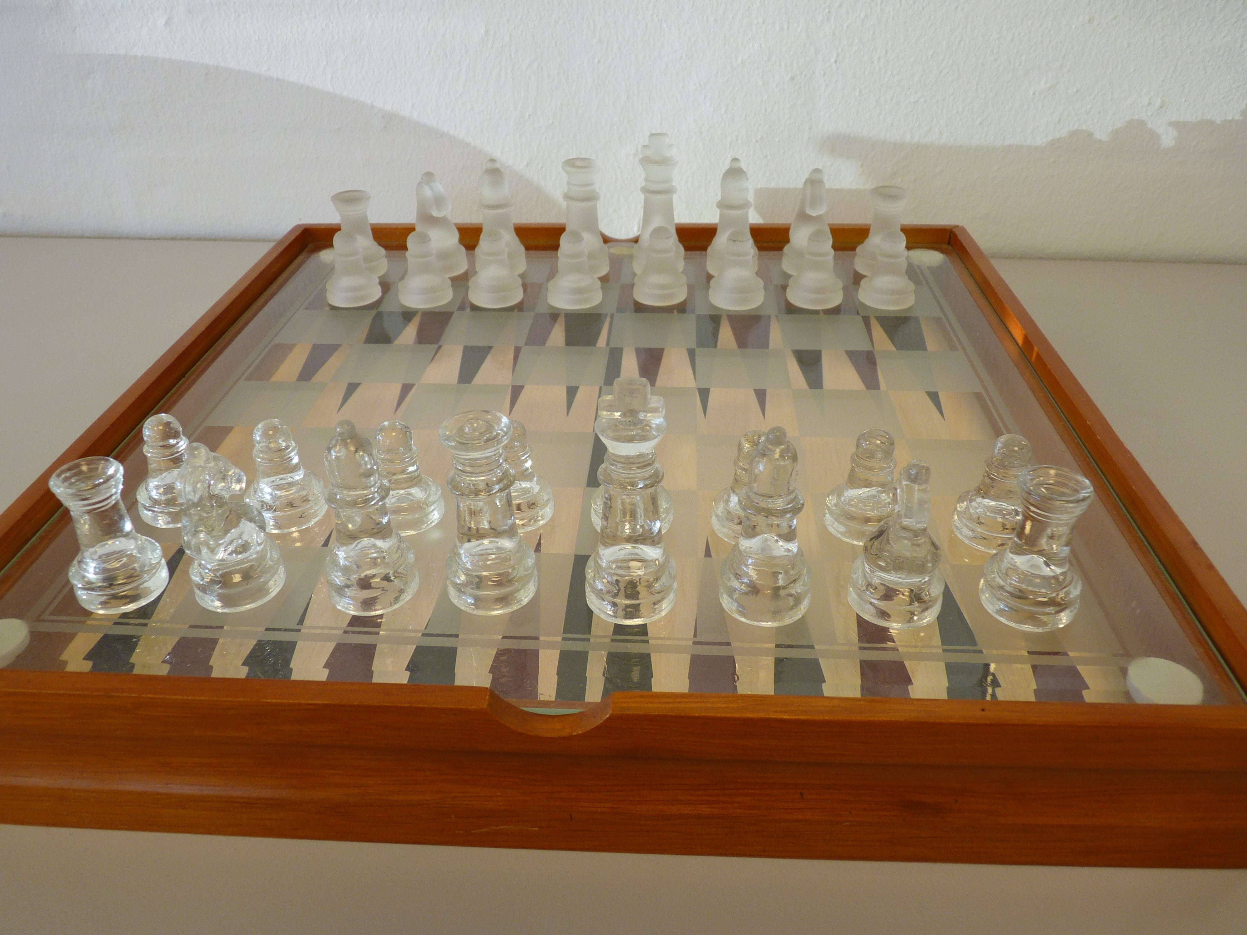 Skak og Backgammon spil