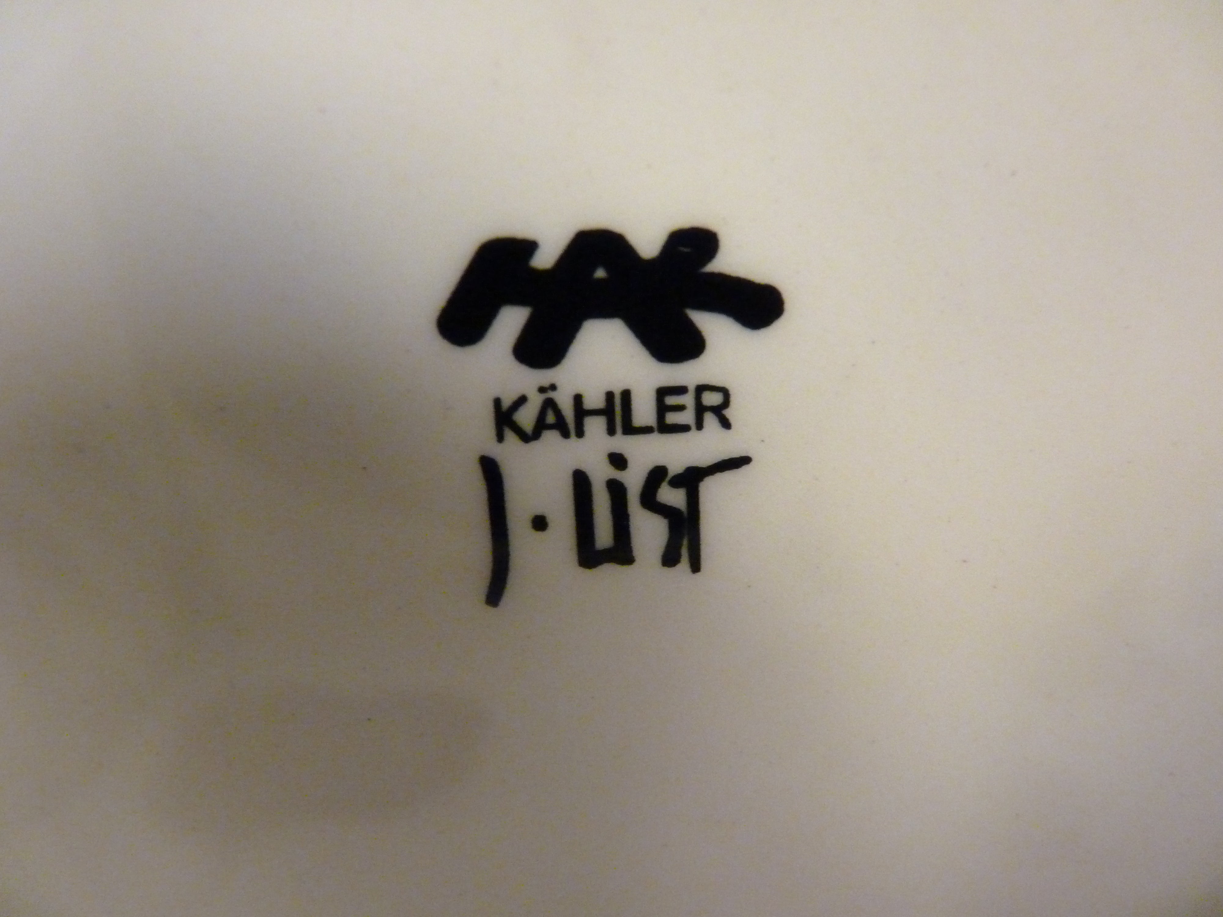 Kähler krukke m. låg