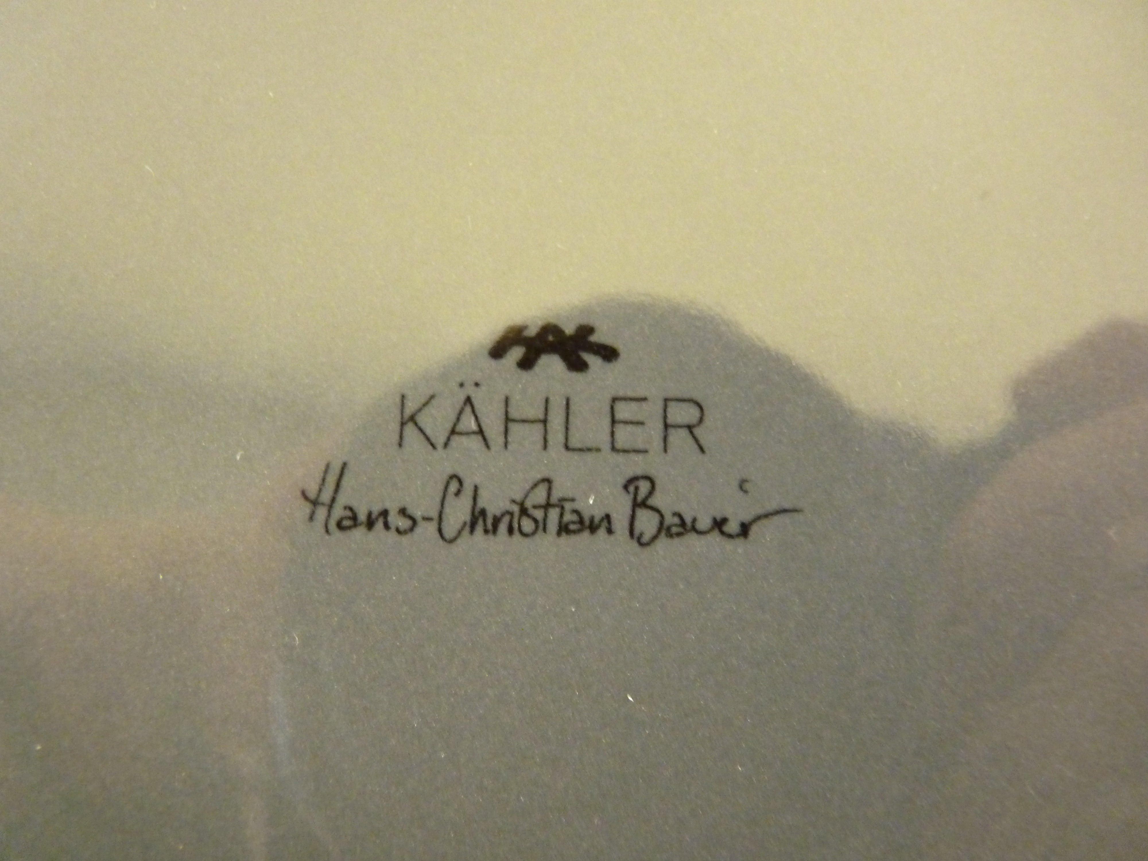 Kähler Hammershøi fad