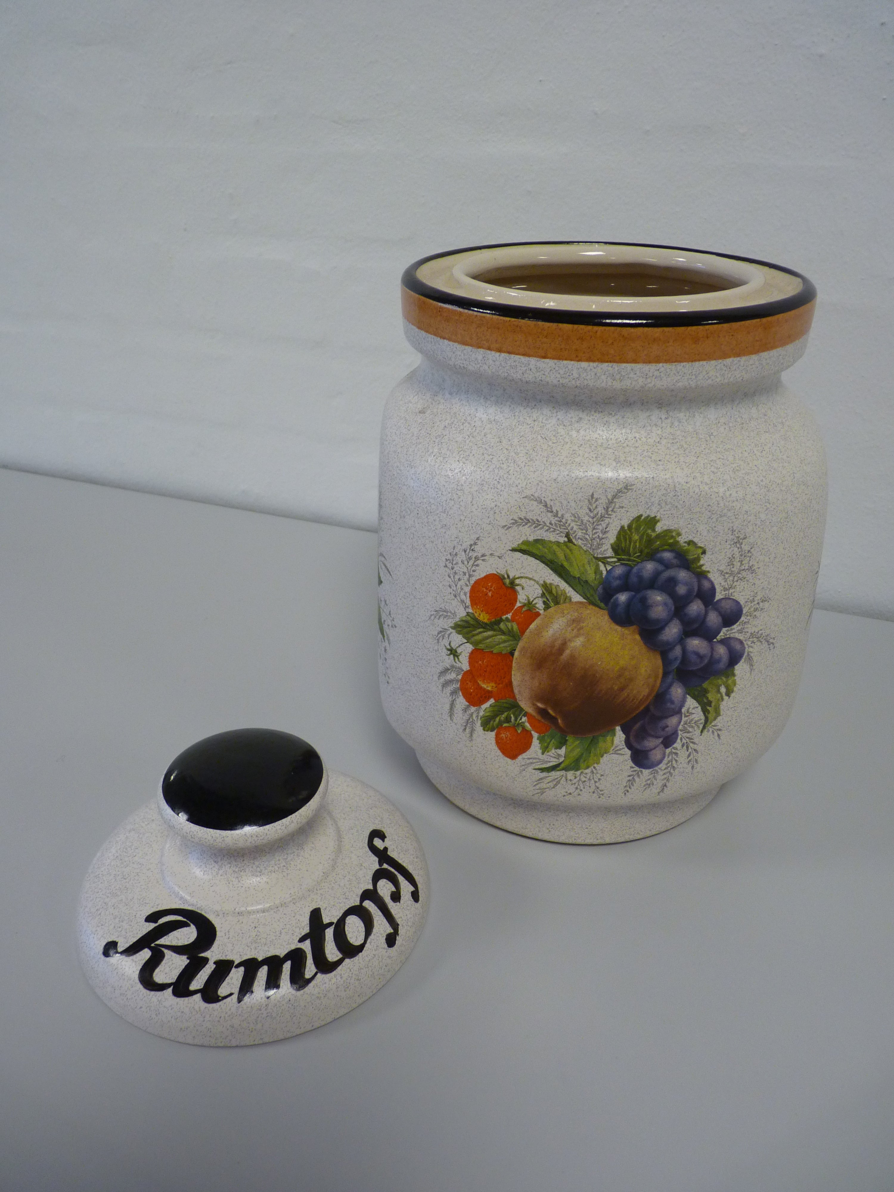 Rumtopf stentøjskrukke