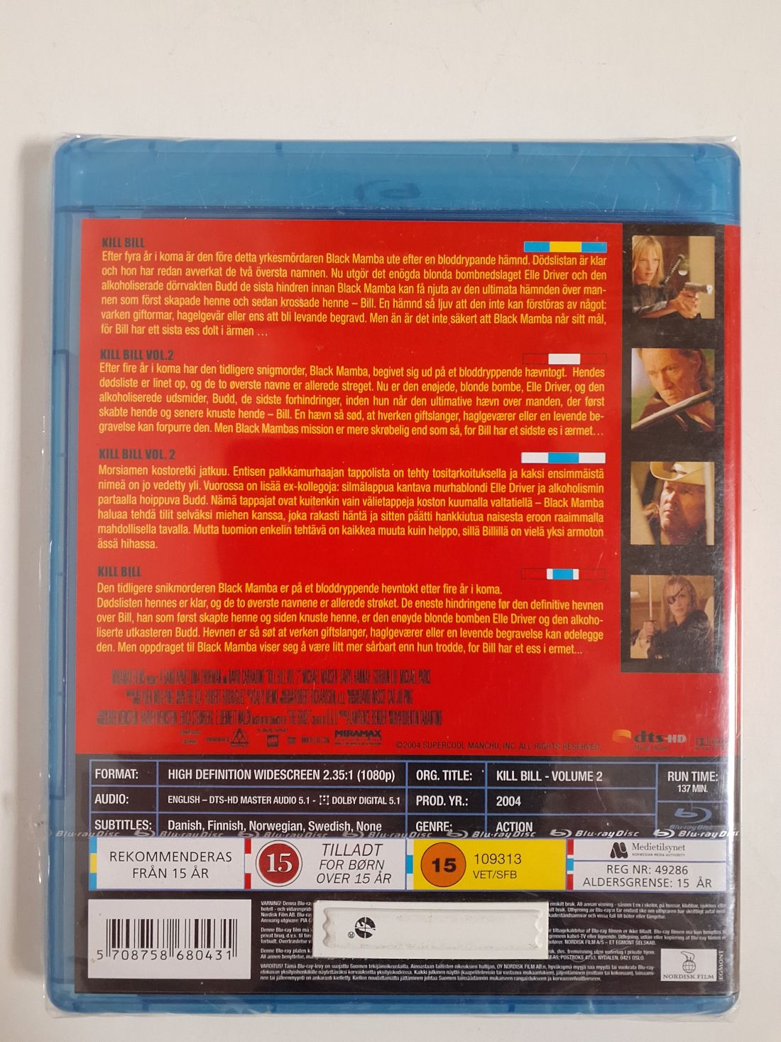 Blu-ray: Kill Bill 2