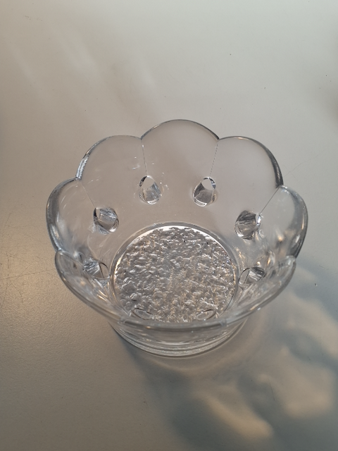 Glas skål